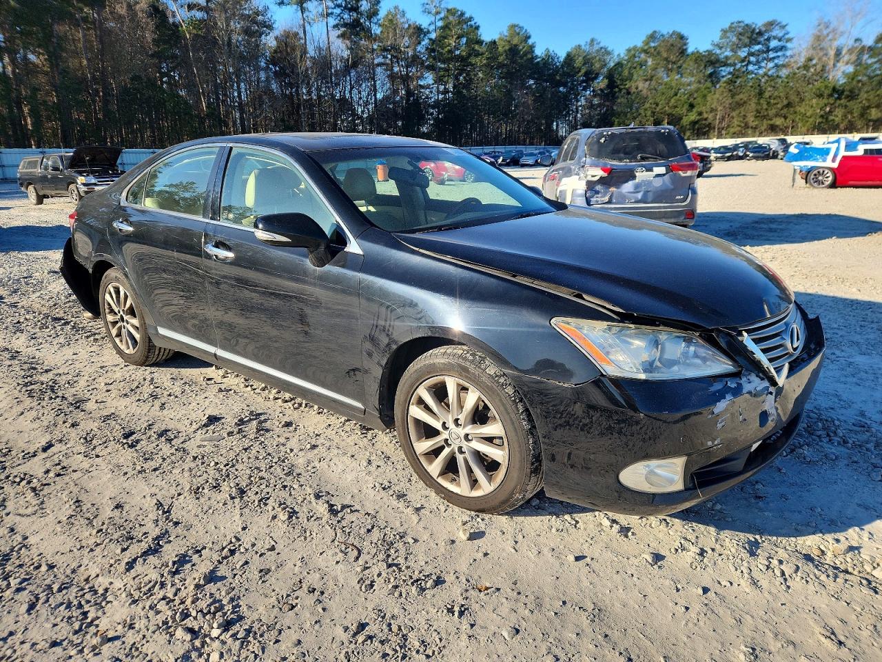 2010 Lexus Es 350 Black vin: JTHBK1EG8A2391224