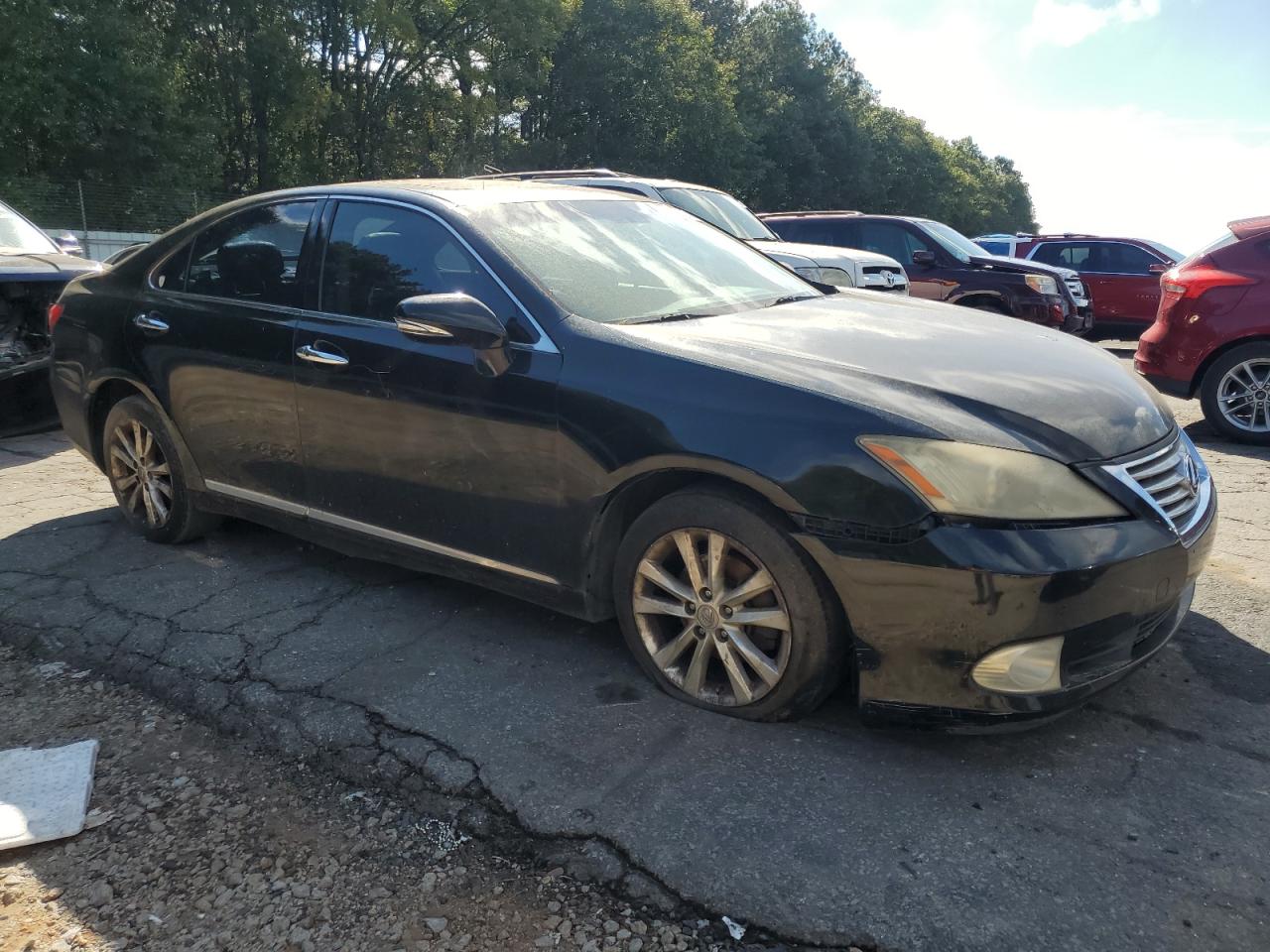 2010 Lexus Es 350 Black vin: JTHBK1EG8A2397122