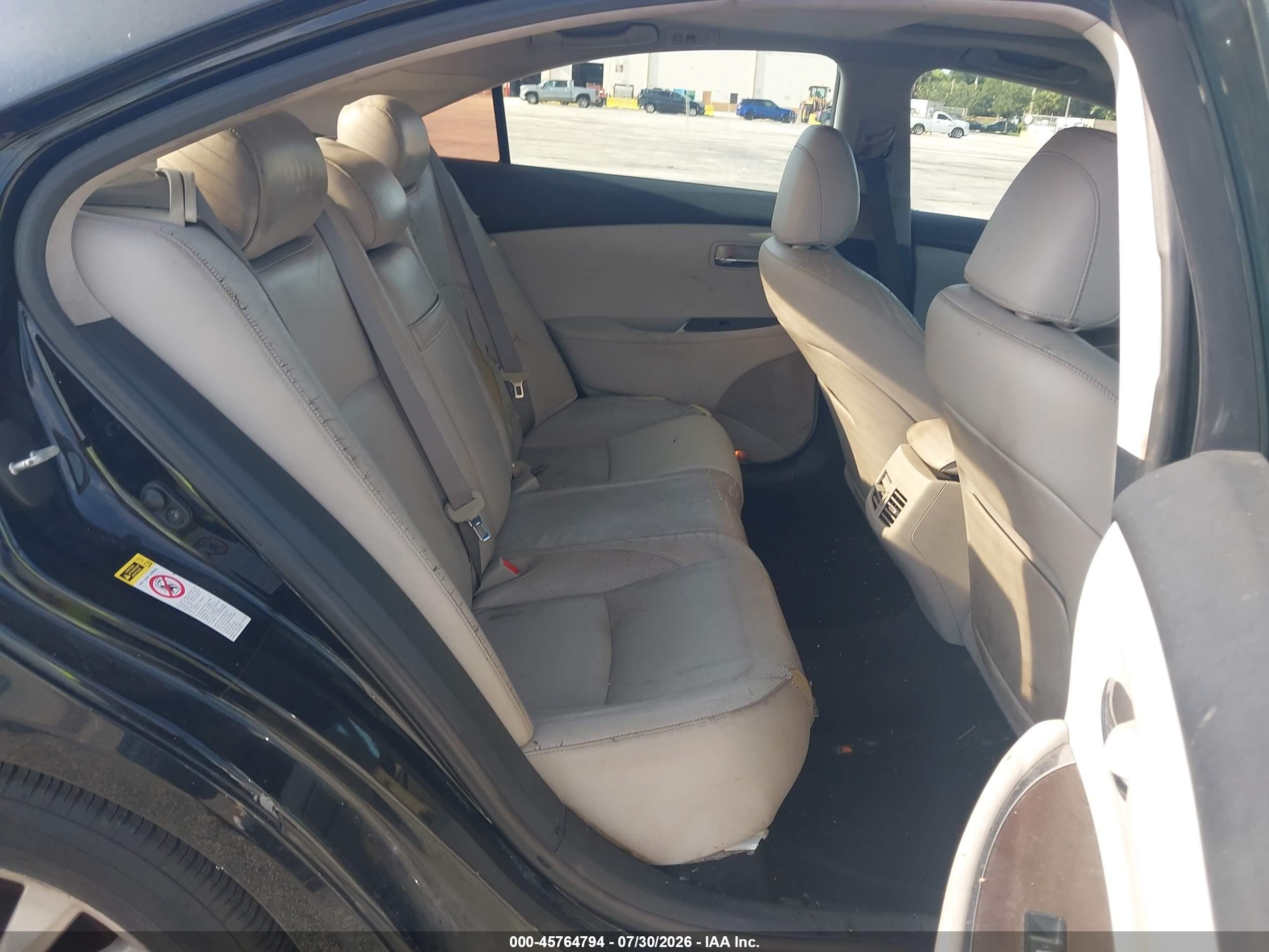2010 Lexus Es 350   Black vin: JTHBK1EG8A2402822