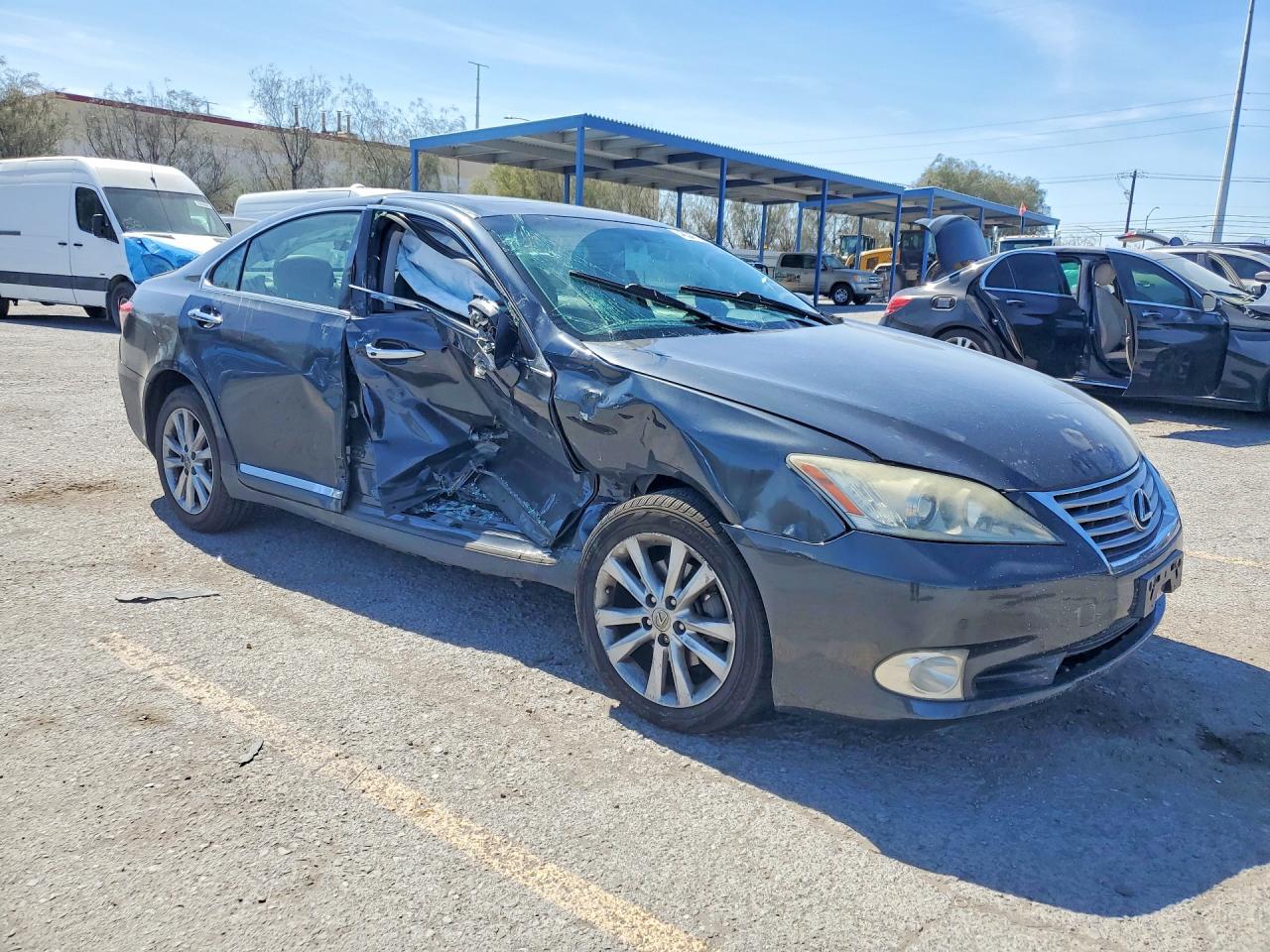 2010 Lexus Es 350 Base Gray vin: JTHBK1EG8A2408040