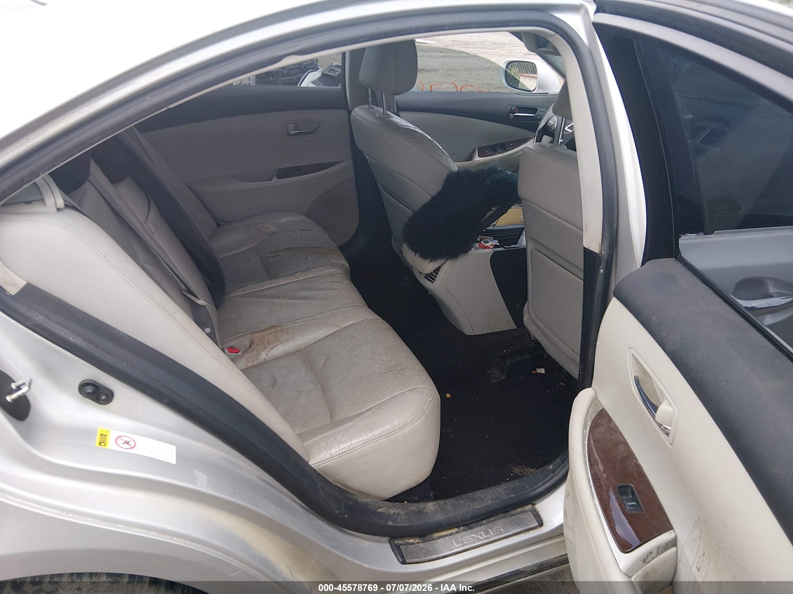 2010 Lexus Es 350   Silver vin: JTHBK1EG8A2408667