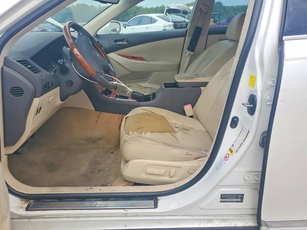 2010 Lexus Es 350 White vin: JTHBK1EG8A2408832