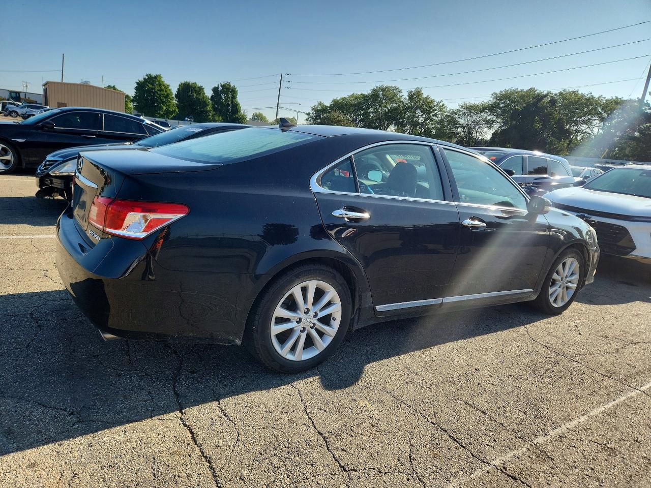 2010 Lexus Es 350 Black vin: JTHBK1EG8A2410130