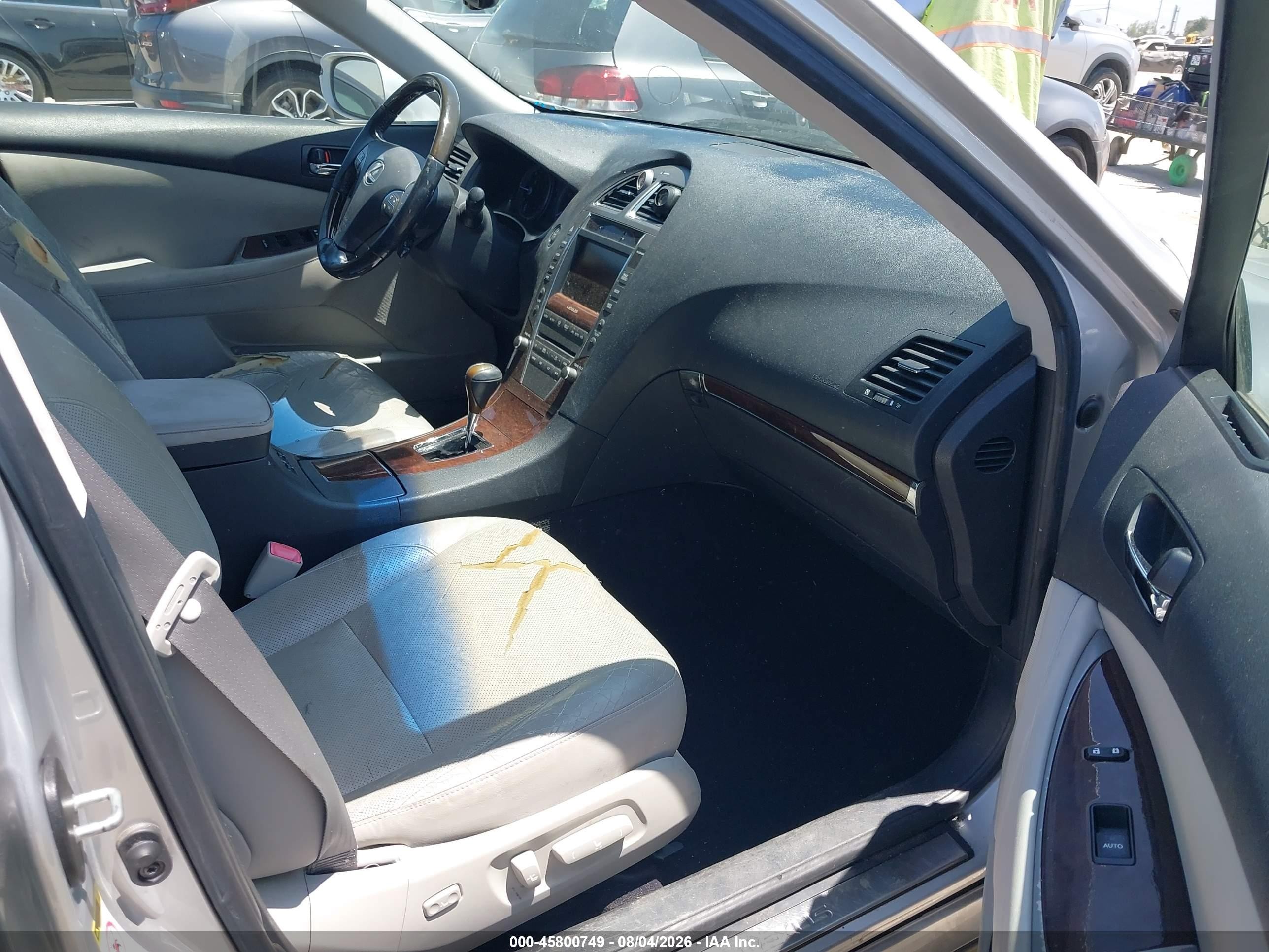 2010 Lexus Es 350   Silver vin: JTHBK1EG8A2410337