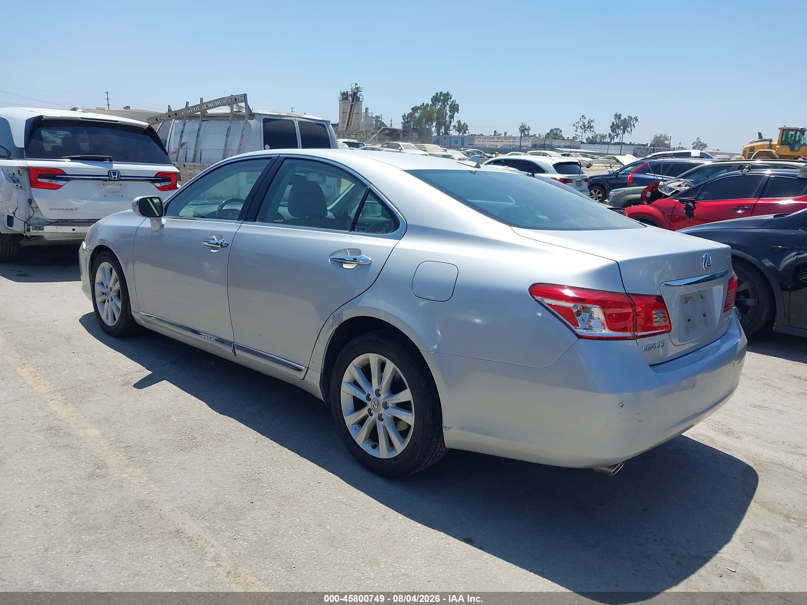 2010 Lexus Es 350   Silver vin: JTHBK1EG8A2410337