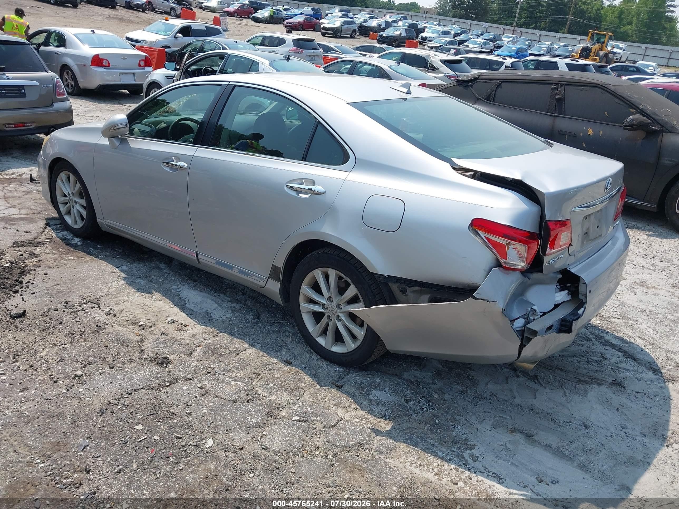 2010 Lexus Es 350   Silver vin: JTHBK1EG8A2413576
