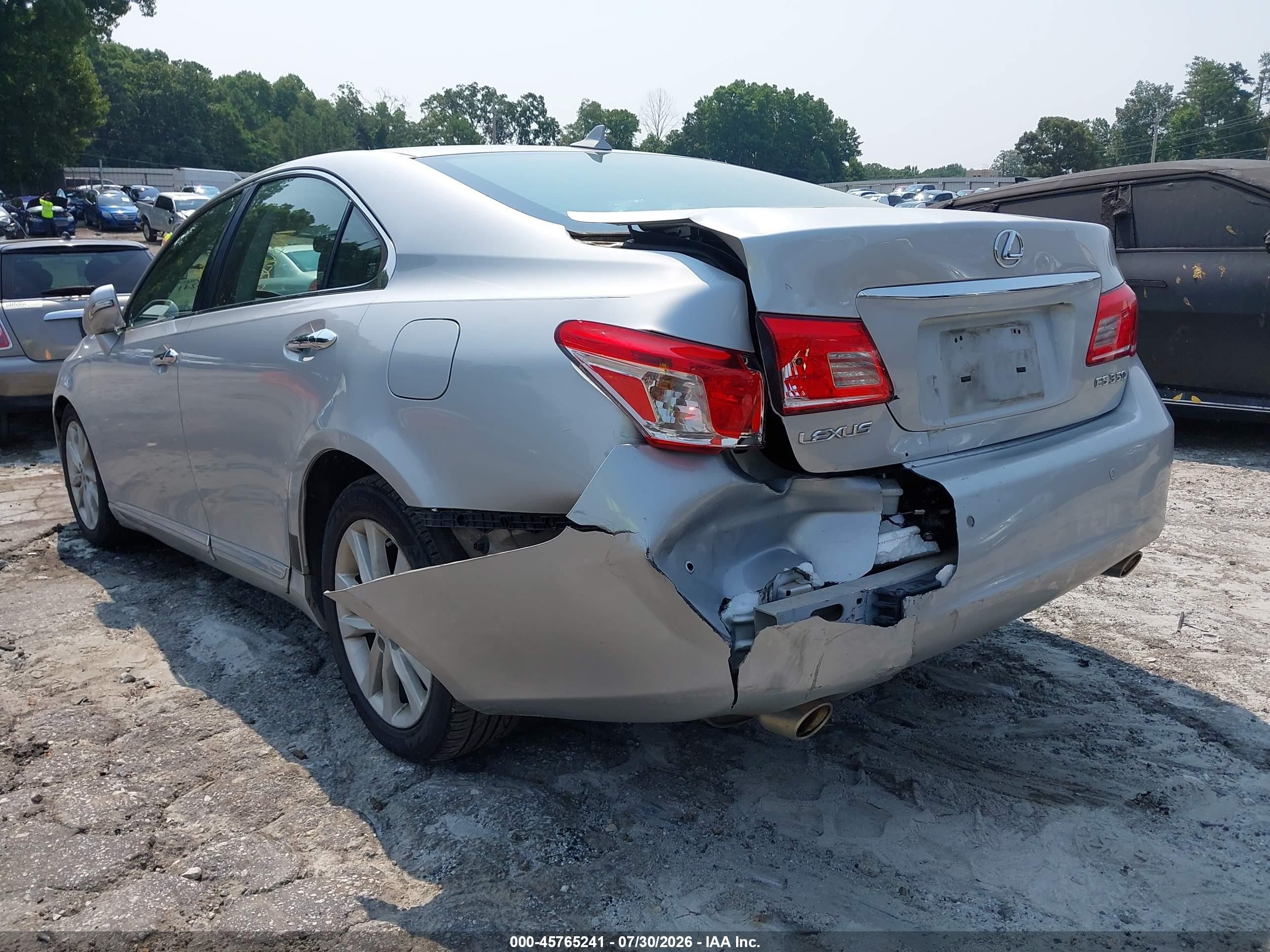 2010 Lexus Es 350   Silver vin: JTHBK1EG8A2413576