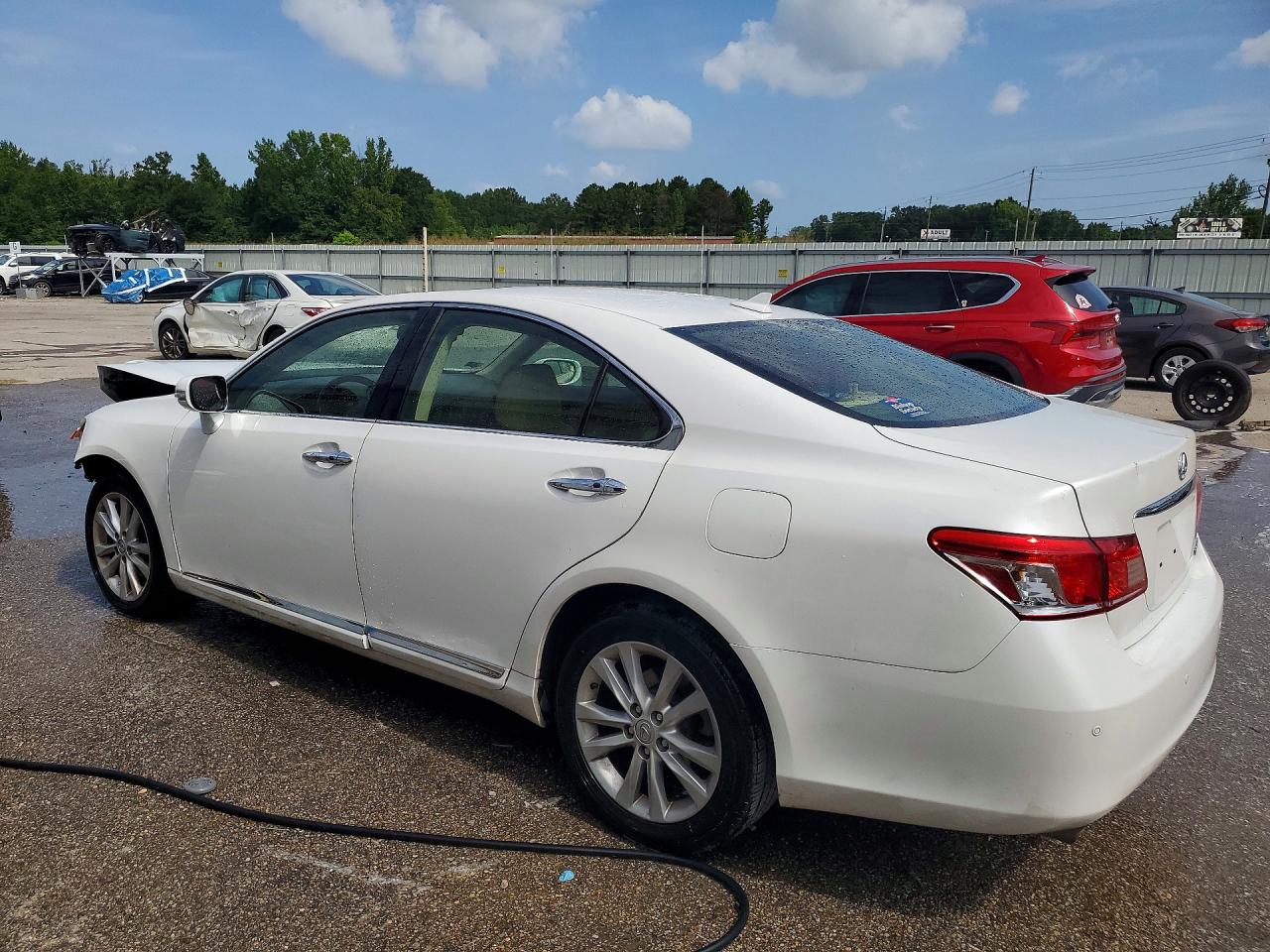 2011 Lexus Es 350 White vin: JTHBK1EG8B2419508