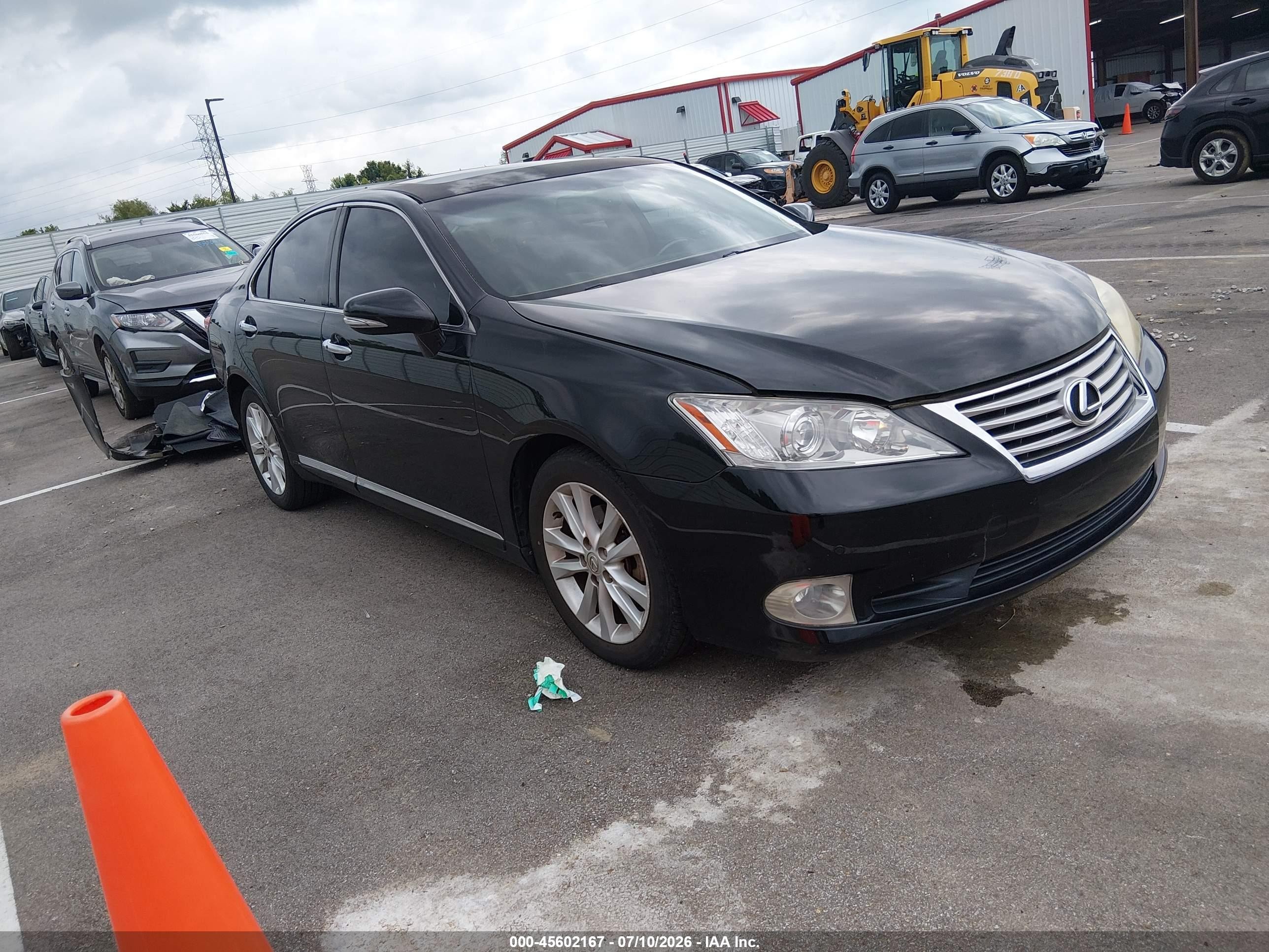 2011 Lexus Es 350   Black vin: JTHBK1EG8B2428418