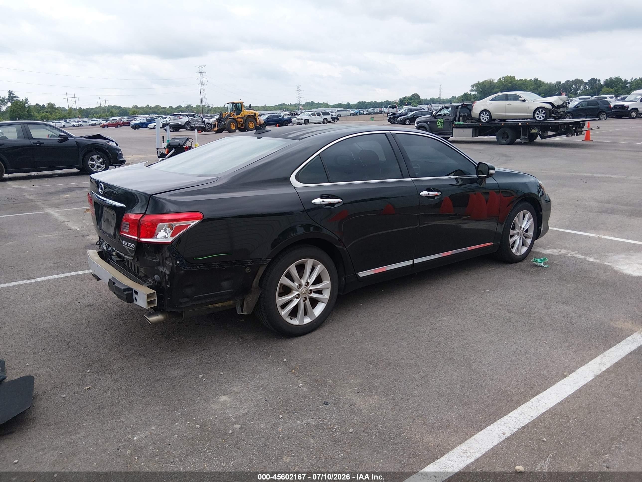 2011 Lexus Es 350   Black vin: JTHBK1EG8B2428418