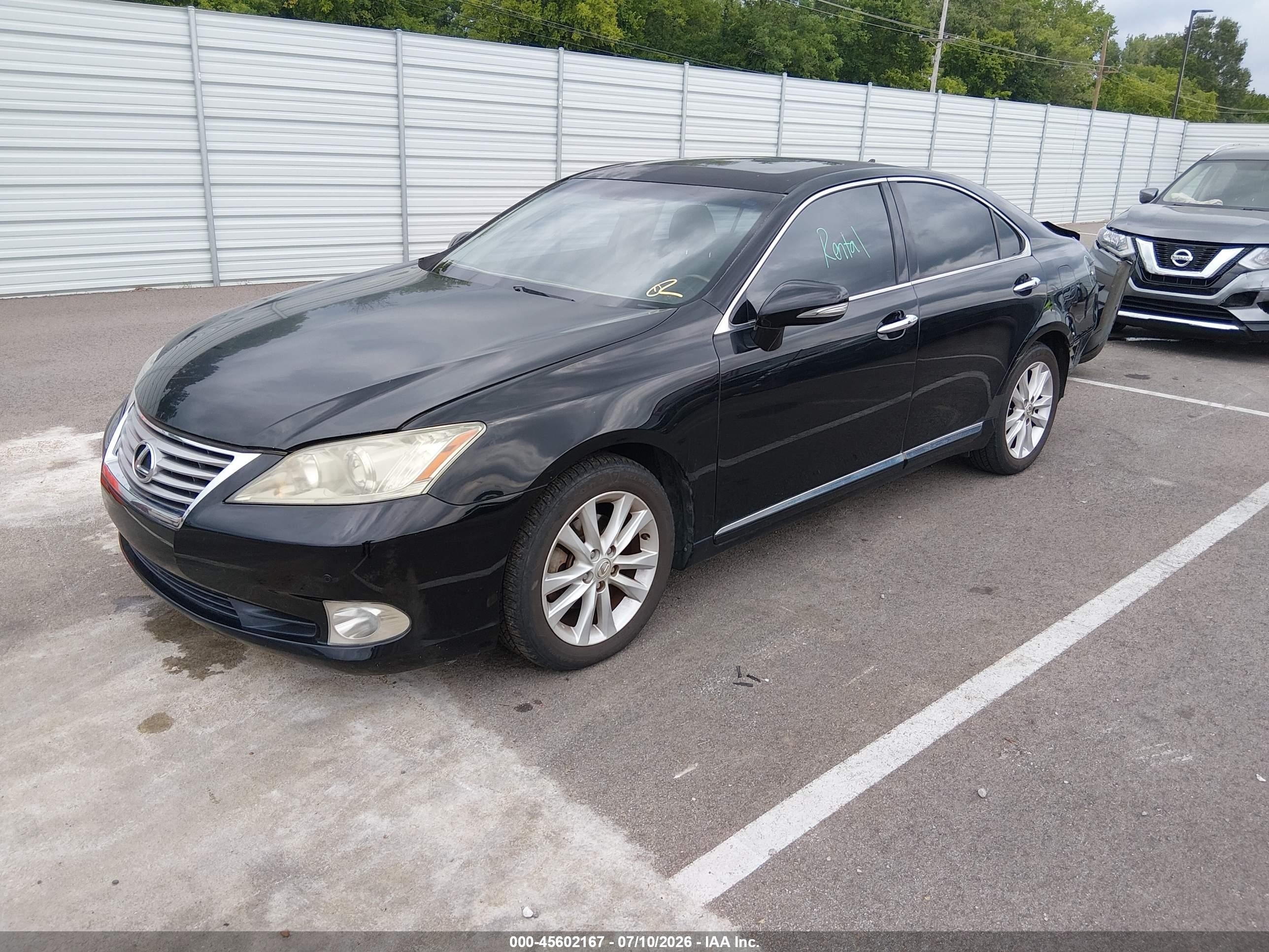 2011 Lexus Es 350   Black vin: JTHBK1EG8B2428418