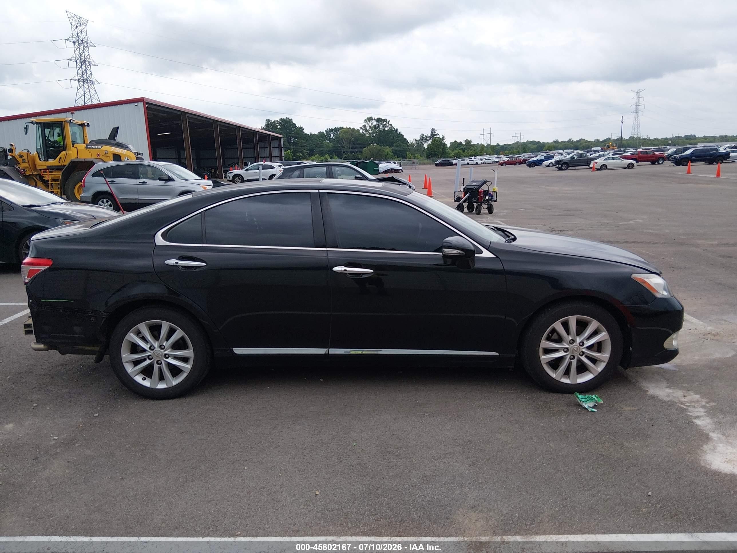 2011 Lexus Es 350   Black vin: JTHBK1EG8B2428418
