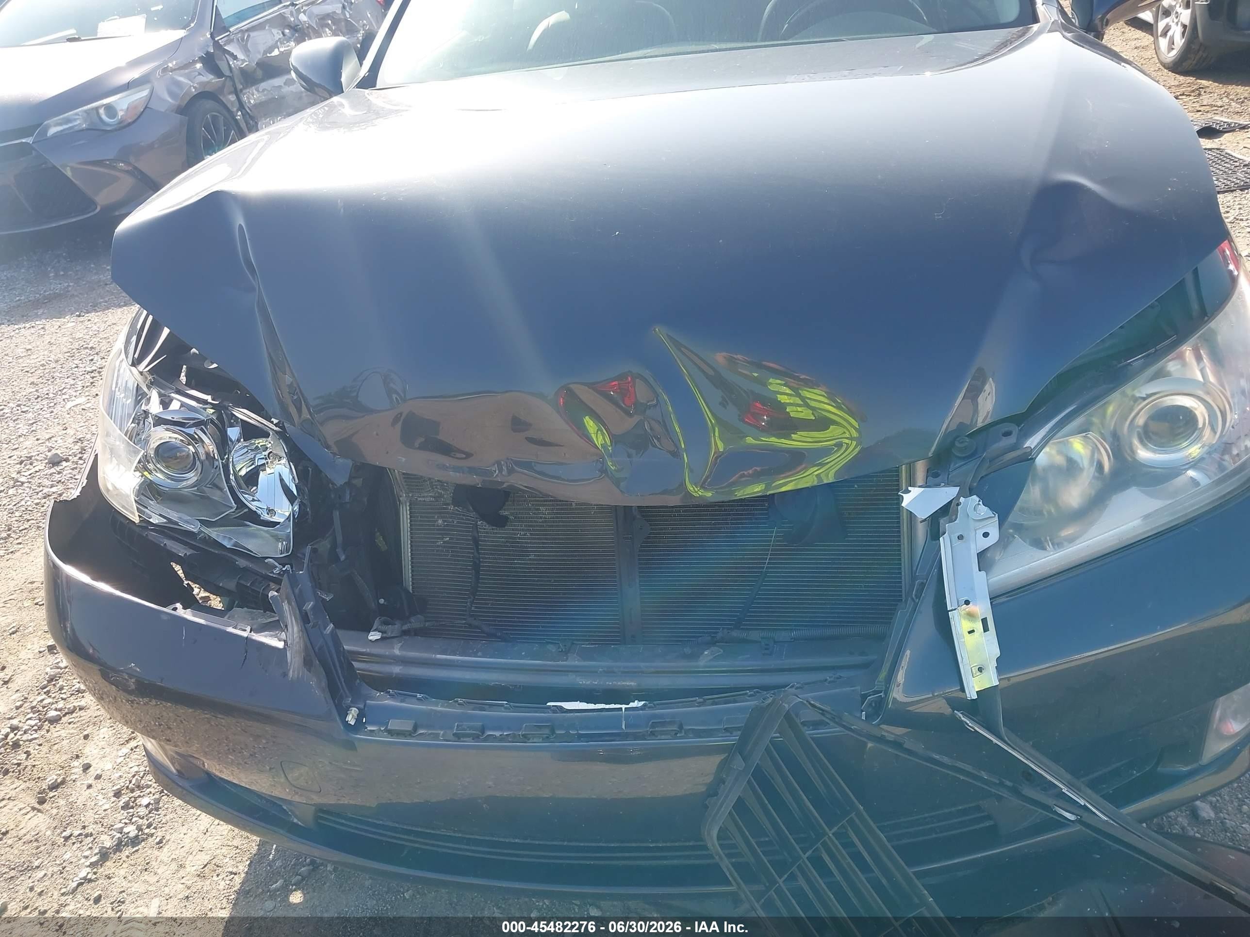 2011 Lexus Es 350   Black vin: JTHBK1EG8B2428726