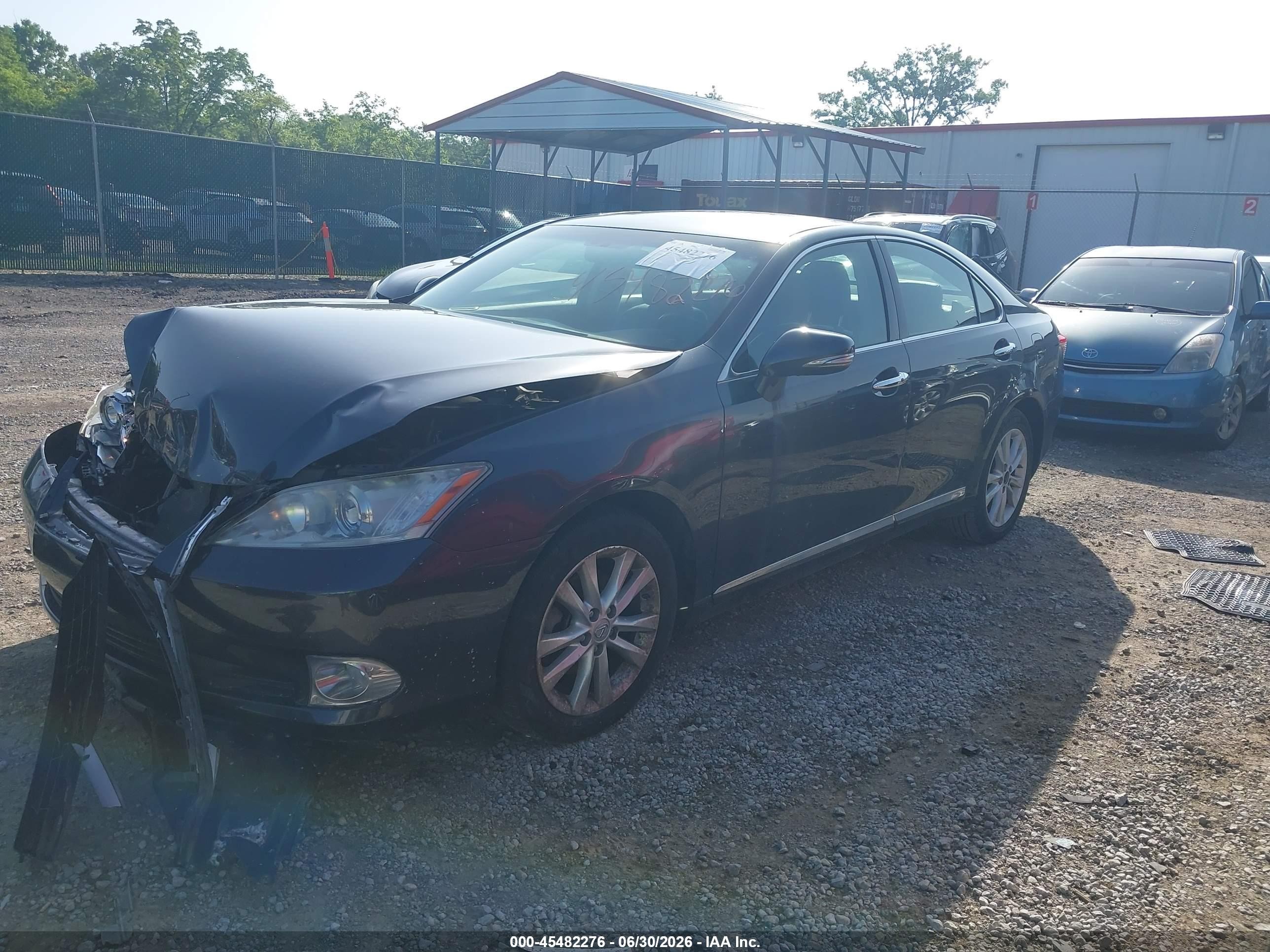 2011 Lexus Es 350   Black vin: JTHBK1EG8B2428726
