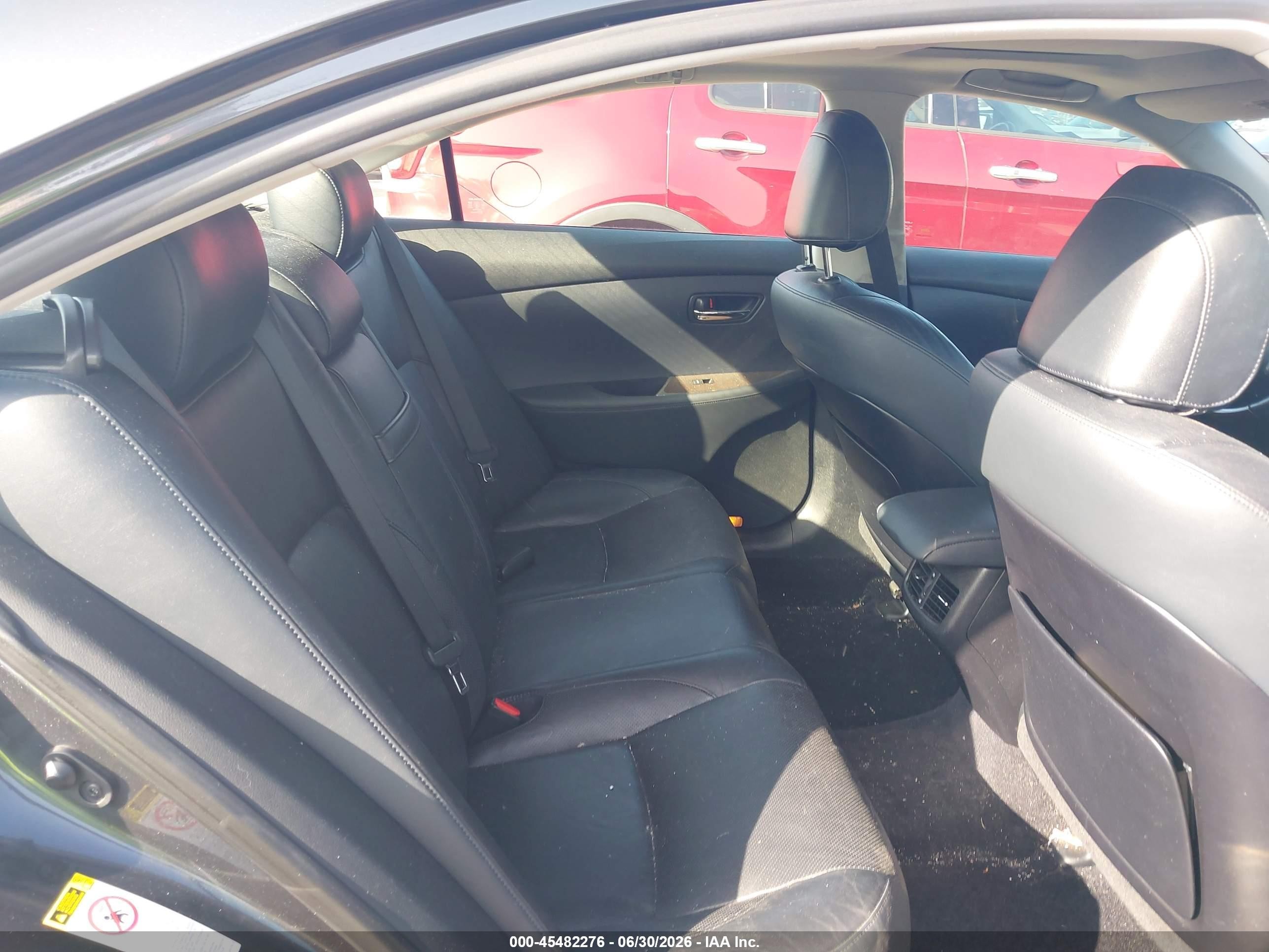 2011 Lexus Es 350   Black vin: JTHBK1EG8B2428726