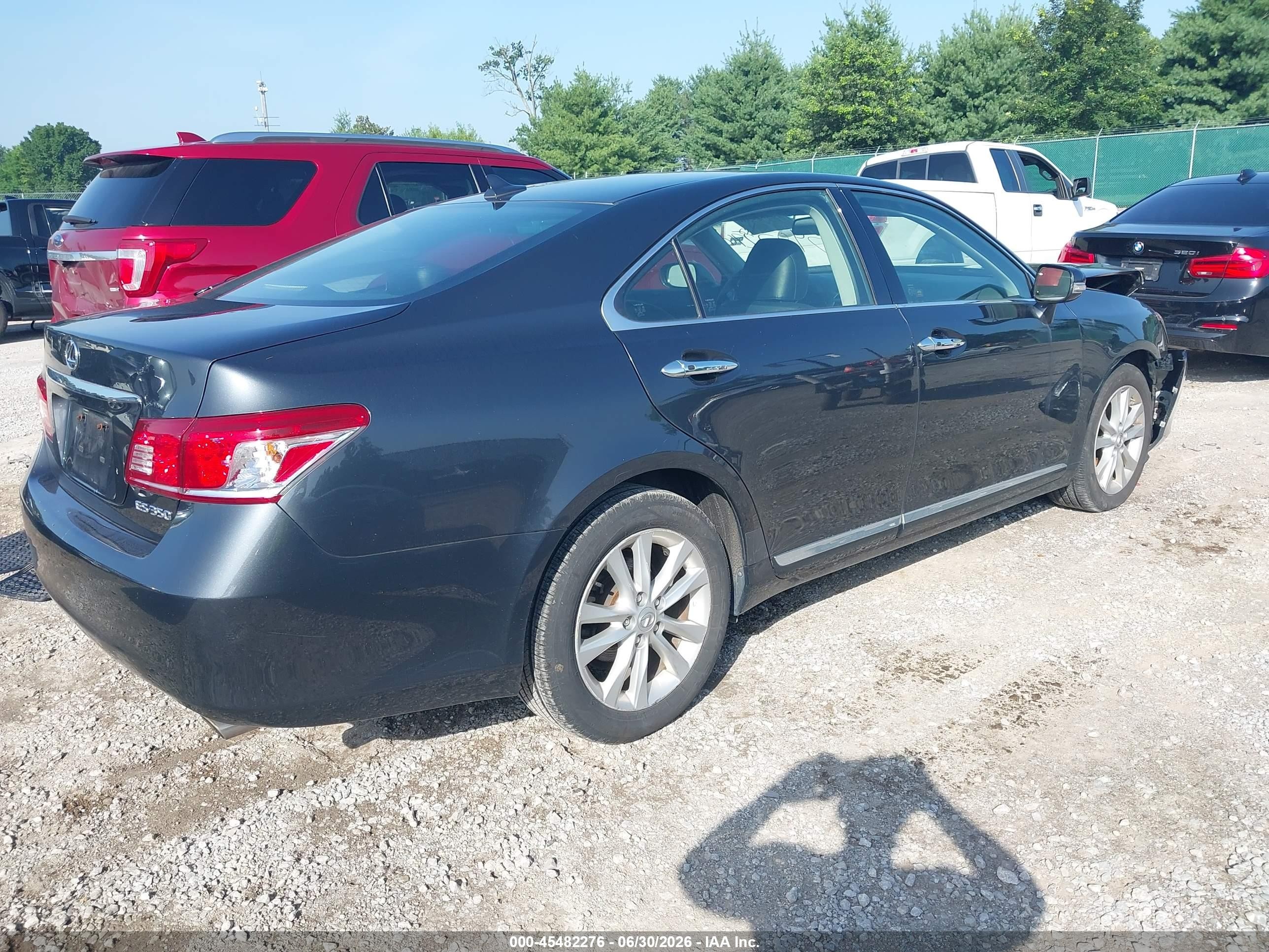 2011 Lexus Es 350   Black vin: JTHBK1EG8B2428726