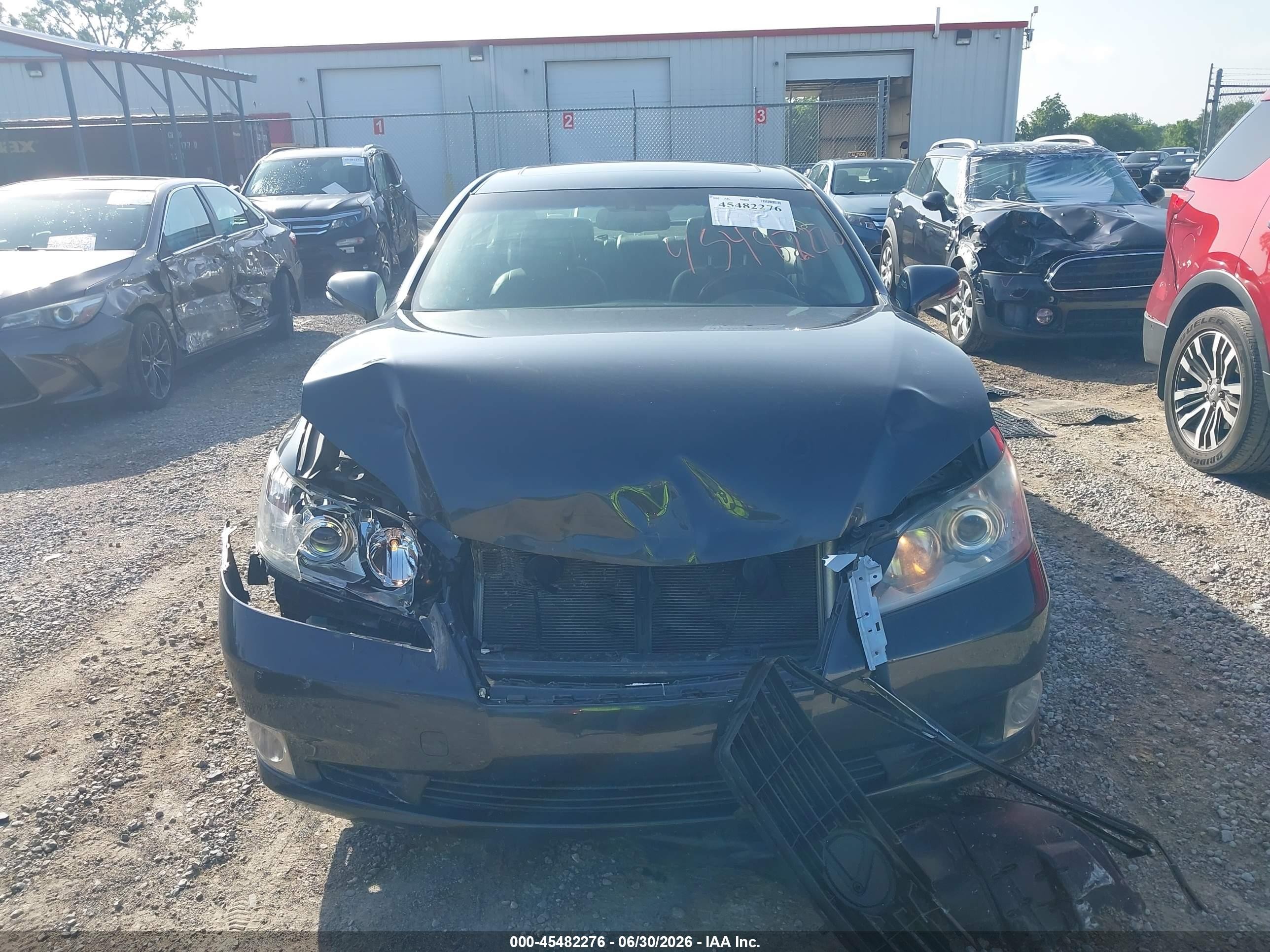 2011 Lexus Es 350   Black vin: JTHBK1EG8B2428726