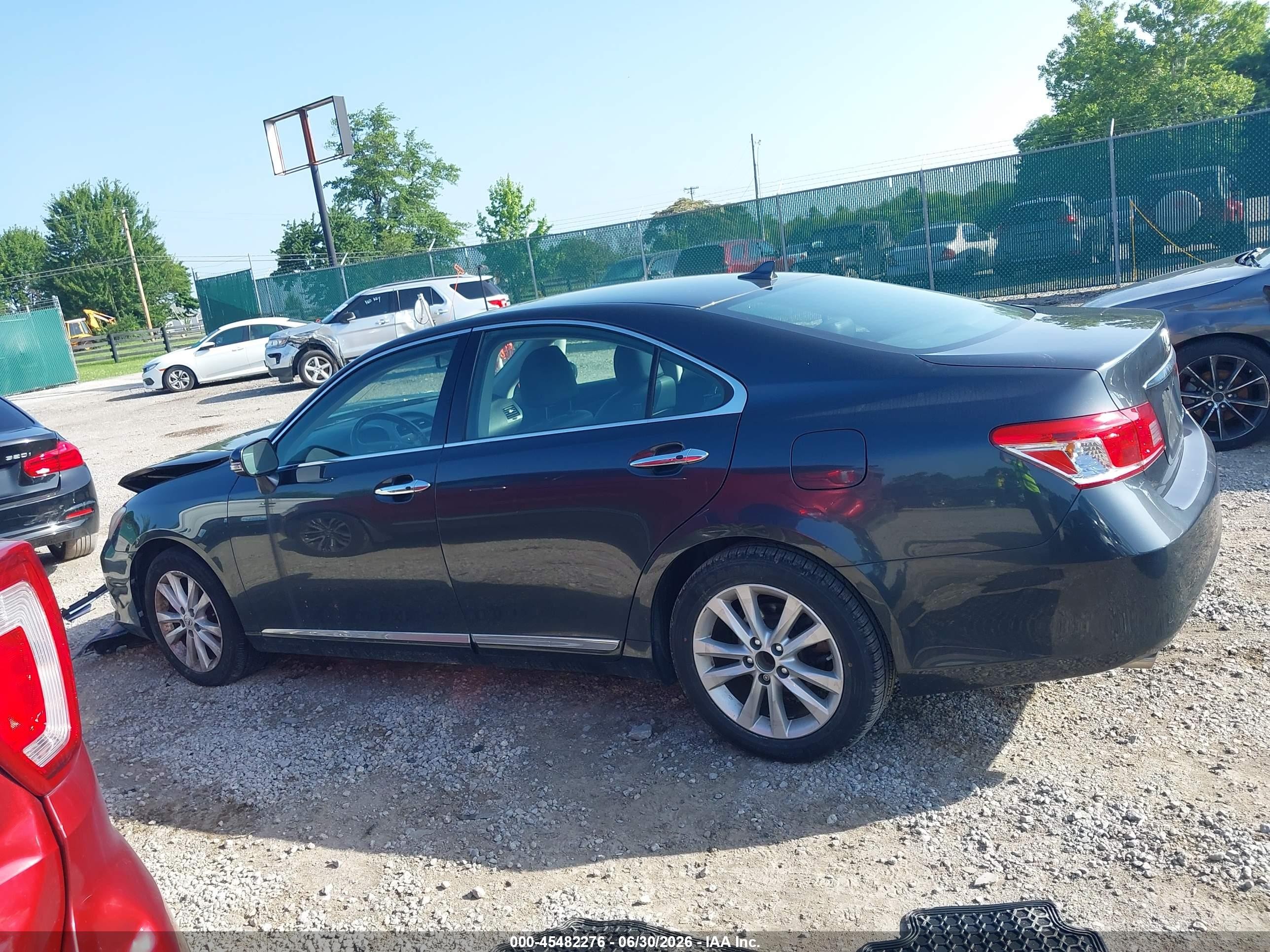 2011 Lexus Es 350   Black vin: JTHBK1EG8B2428726