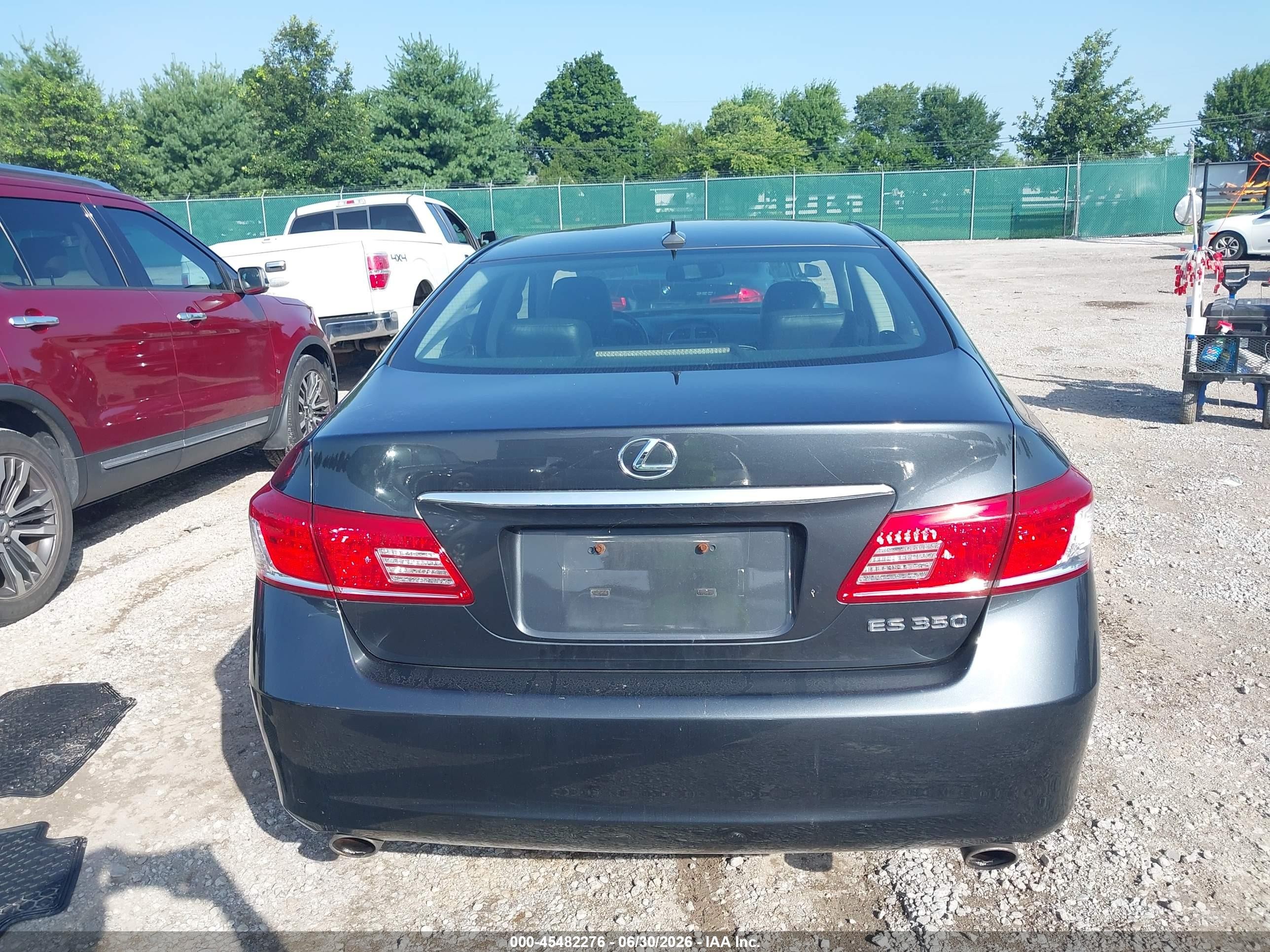2011 Lexus Es 350   Black vin: JTHBK1EG8B2428726