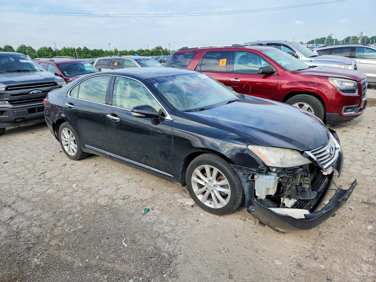 2011 Lexus Es 350 Black vin: JTHBK1EG8B2436292