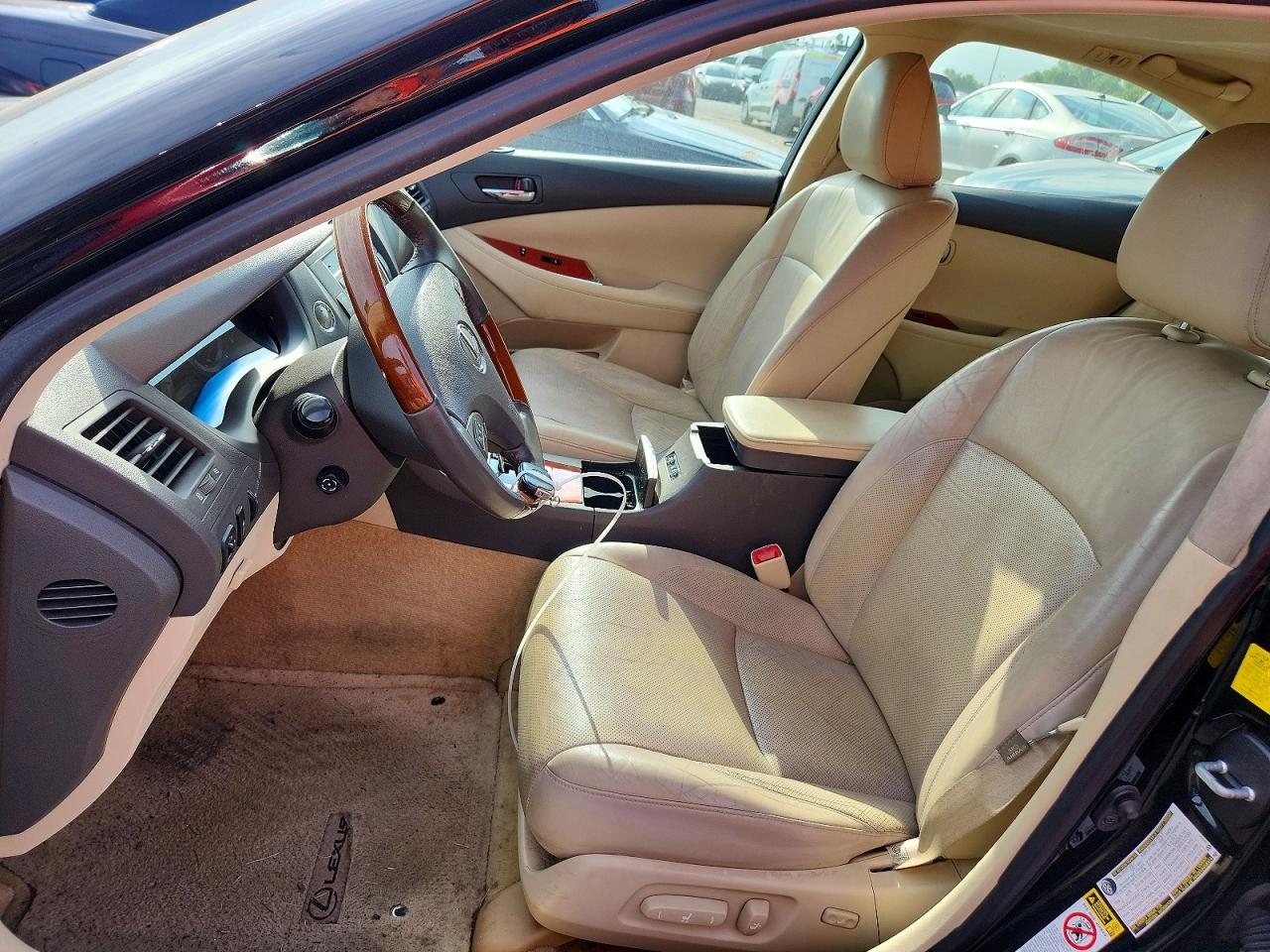 2011 Lexus Es 350 Black vin: JTHBK1EG8B2436292