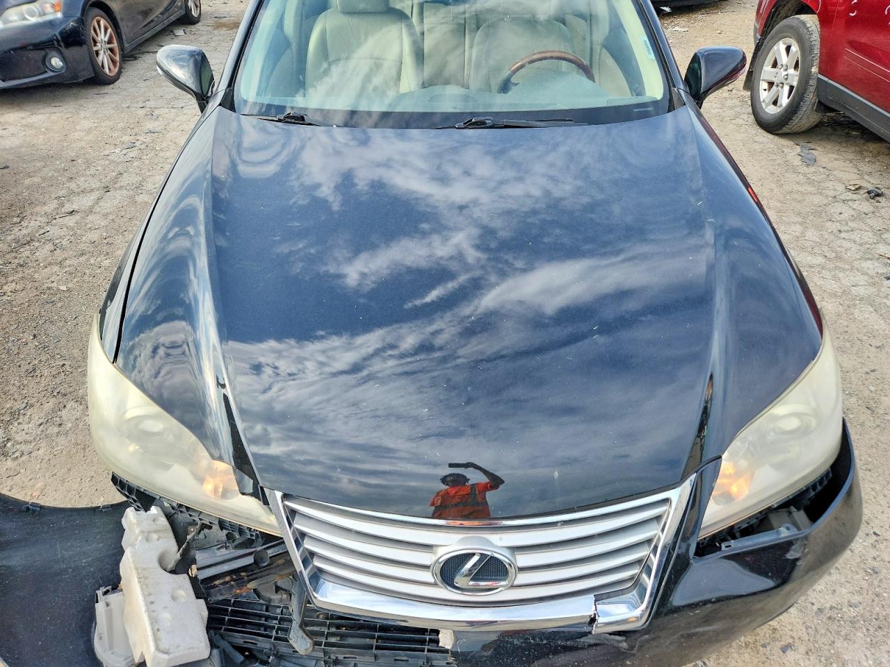 2011 Lexus Es 350 Black vin: JTHBK1EG8B2436292