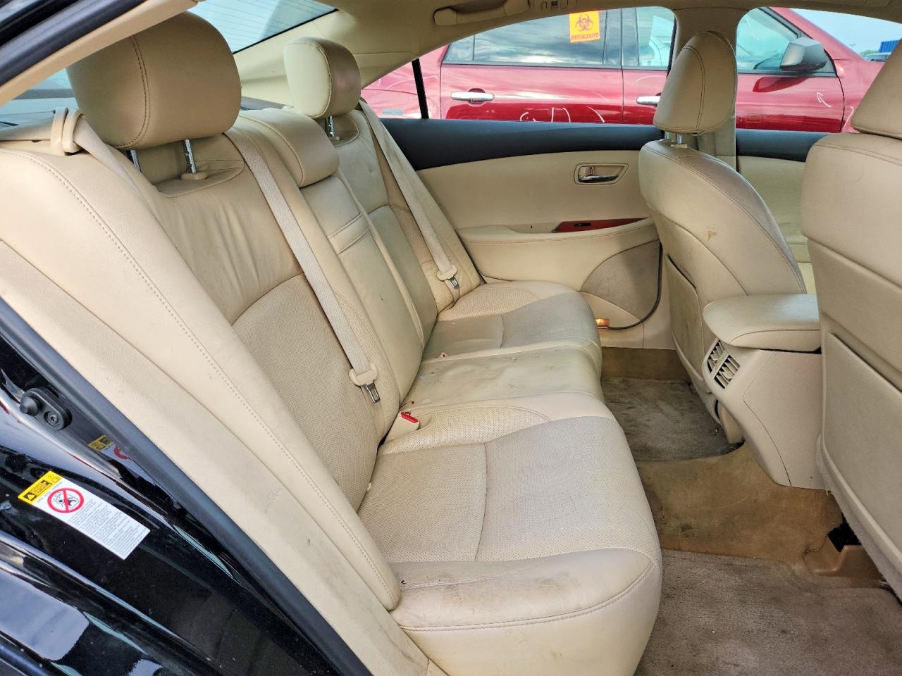 2011 Lexus Es 350 Black vin: JTHBK1EG8B2436292