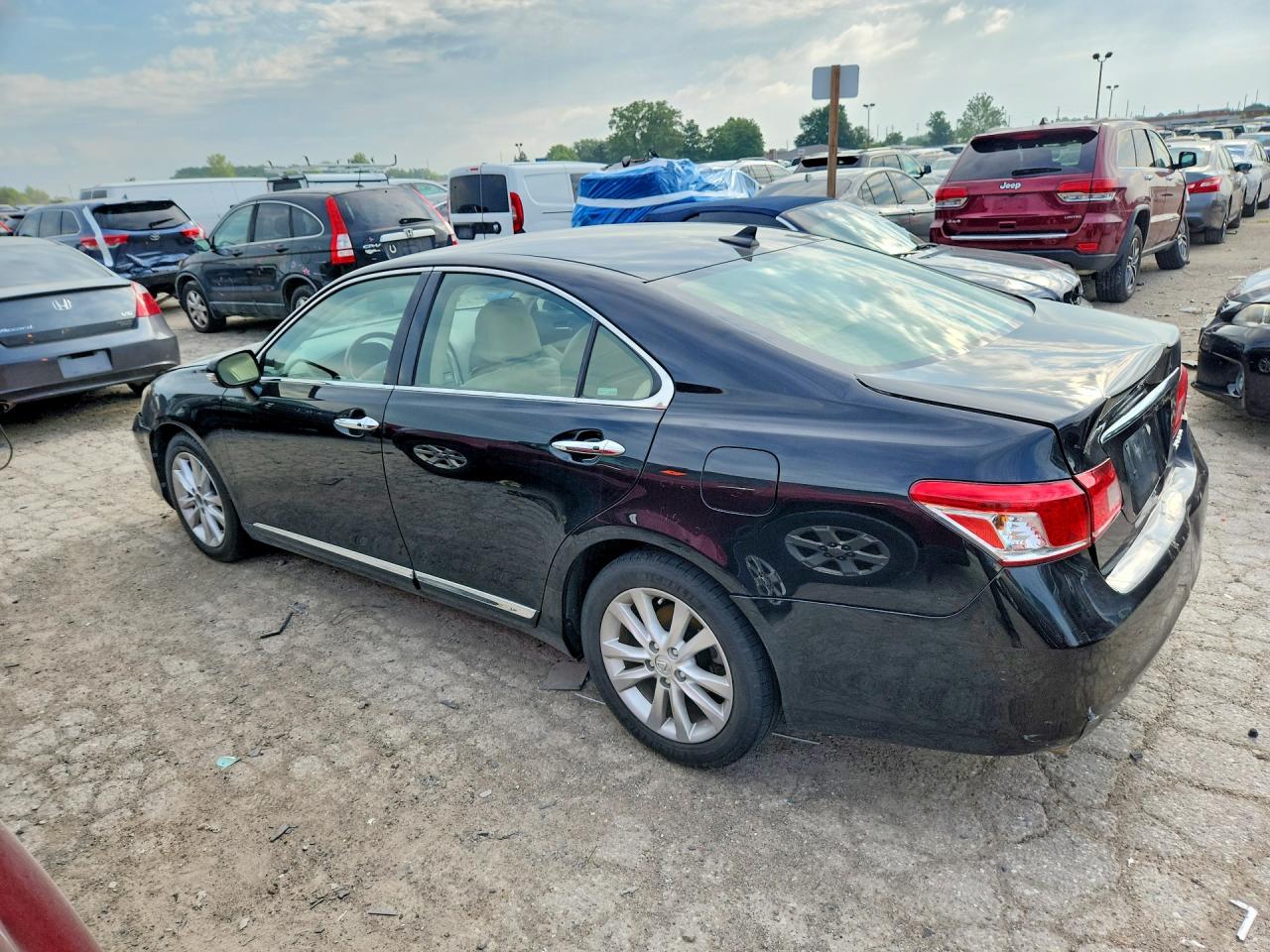 2011 Lexus Es 350 Black vin: JTHBK1EG8B2436292