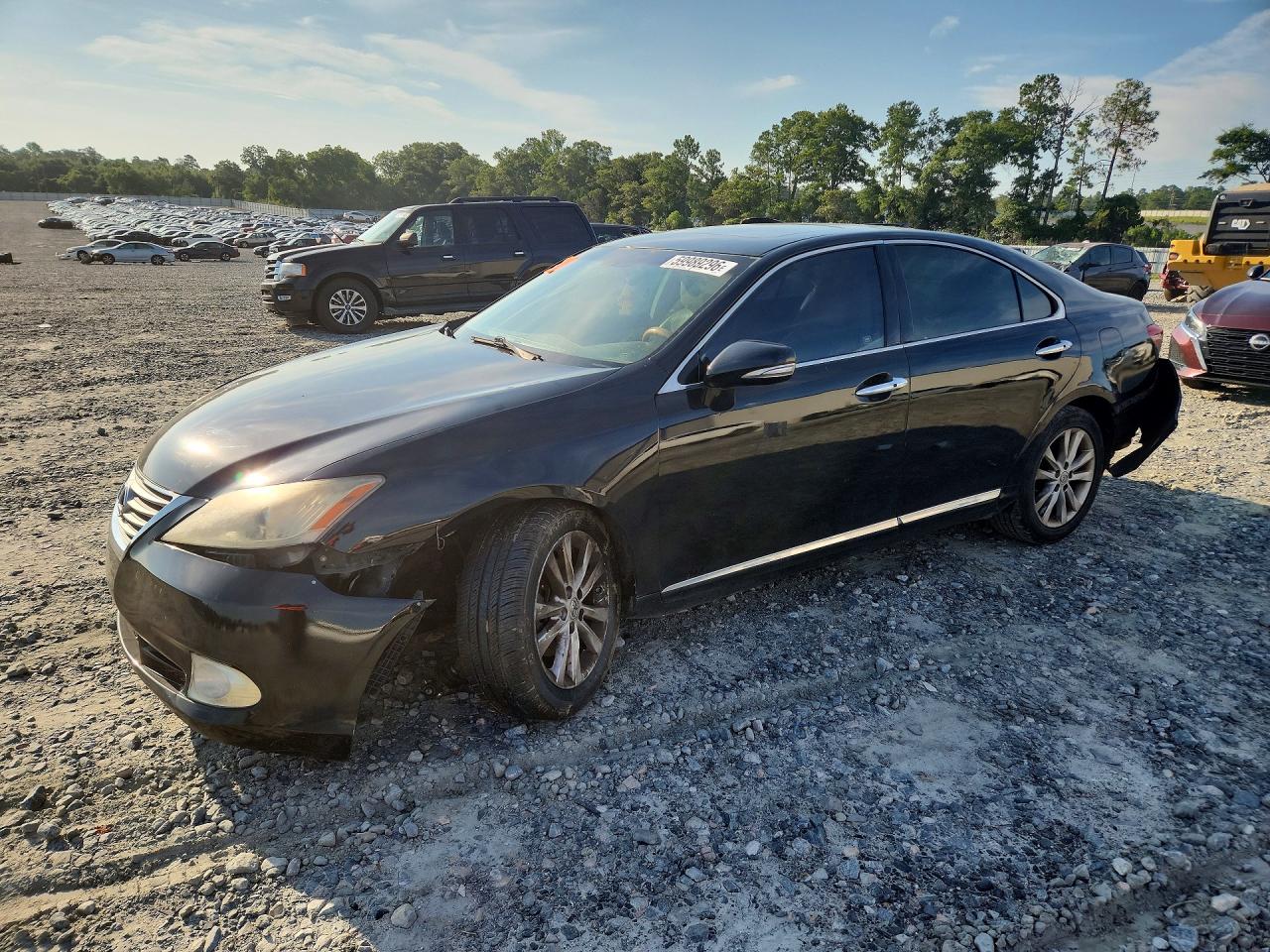 2011 Lexus Es 350 Black vin: JTHBK1EG8B2438026