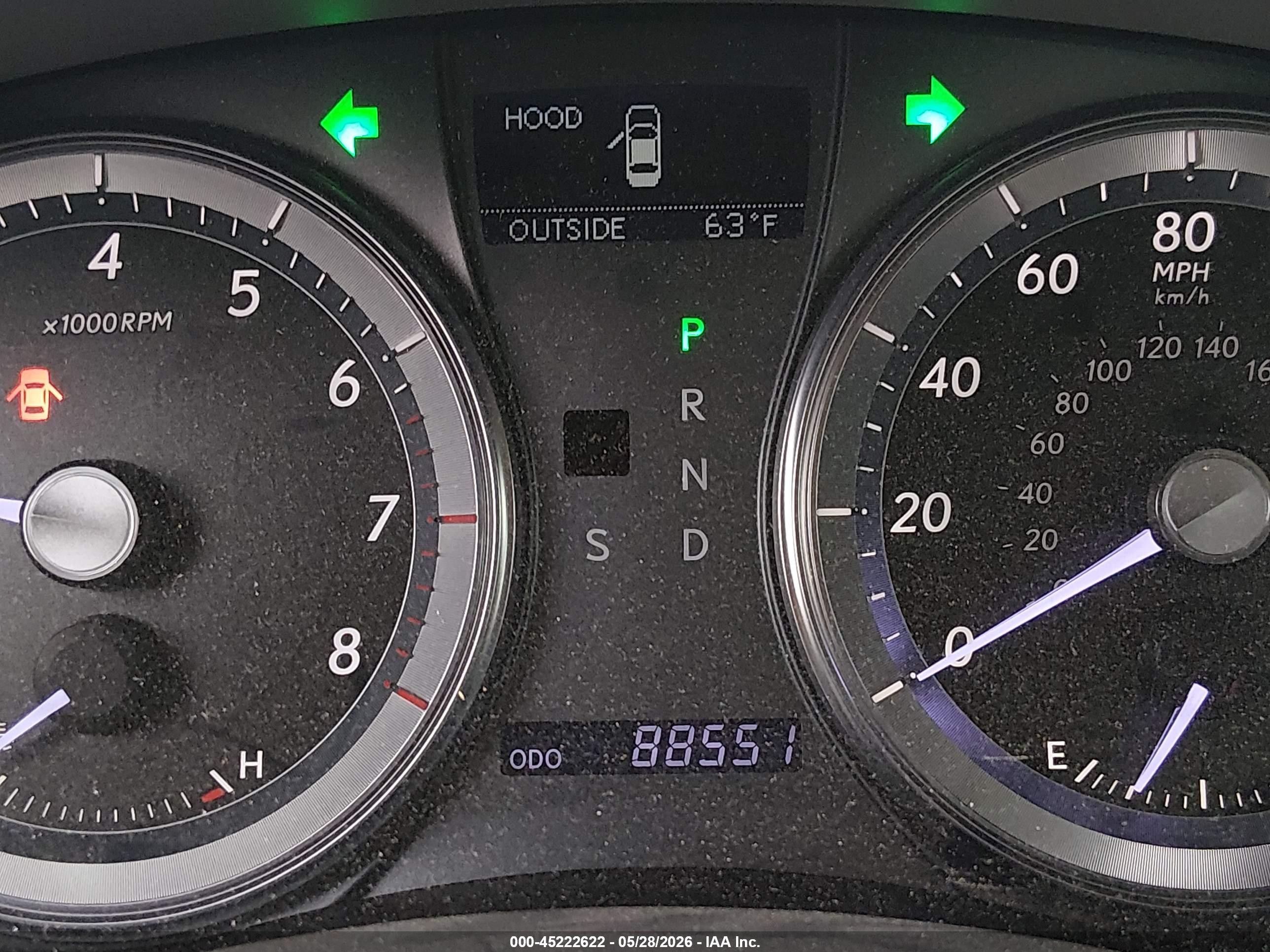2012 Lexus Es 350   Gold vin: JTHBK1EG8C2486451