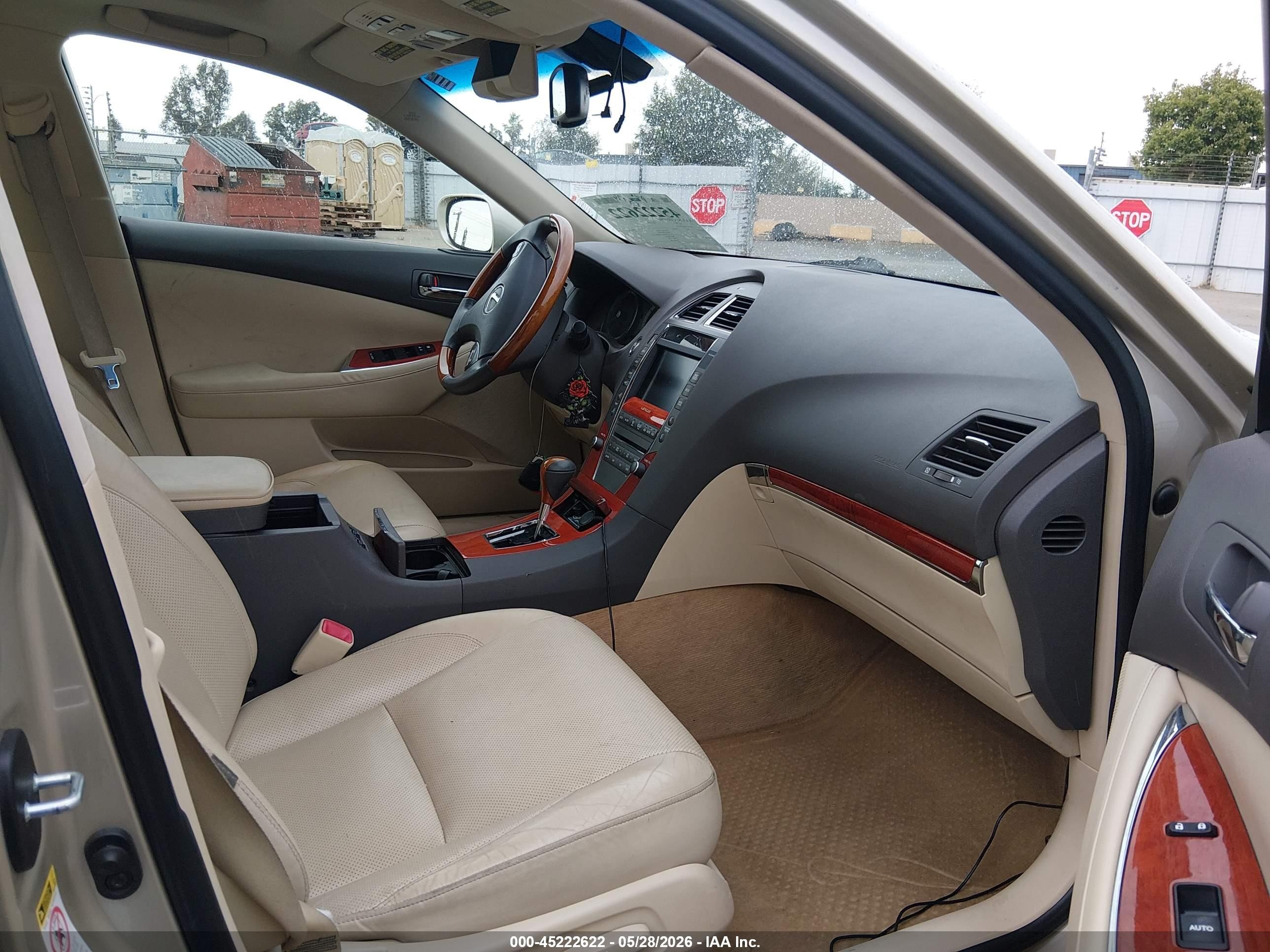 2012 Lexus Es 350   Gold vin: JTHBK1EG8C2486451