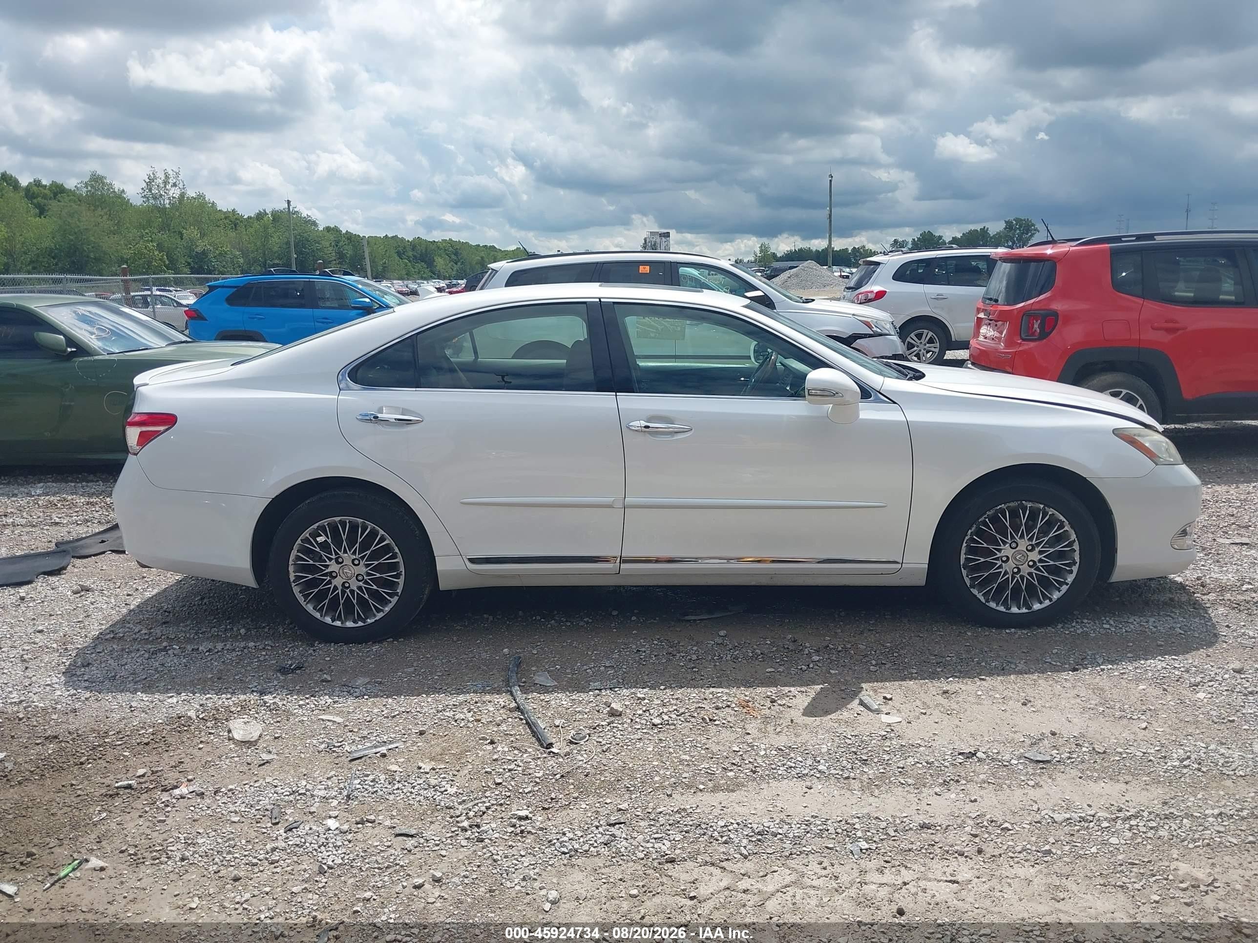 2012 Lexus Es 350 White vin: JTHBK1EG8C2489561
