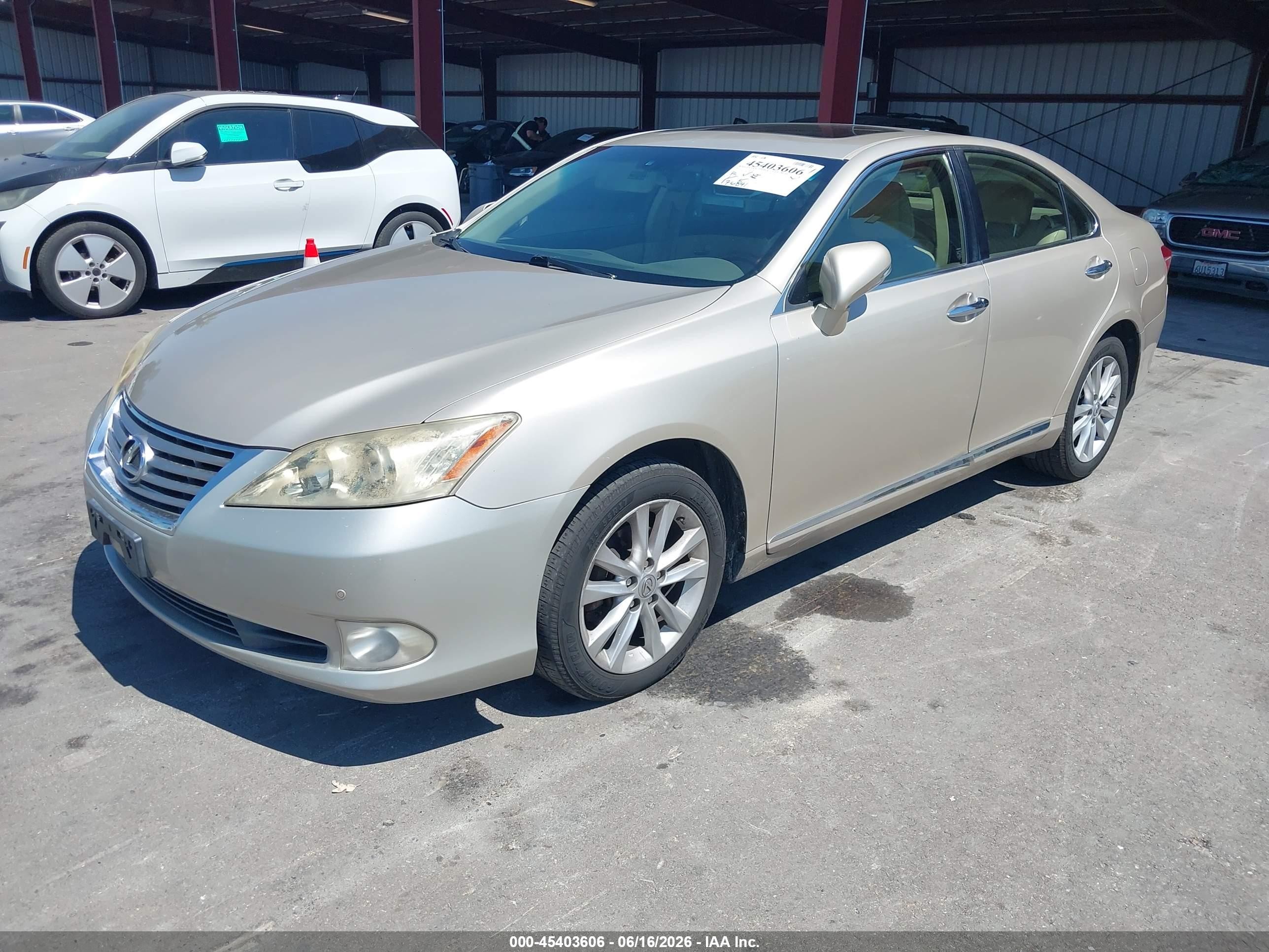 2012 Lexus Es 350 Gold vin: JTHBK1EG8C2509789