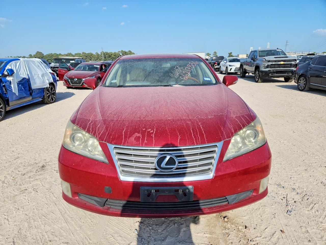 2010 Lexus Es 350 Красный vin: JTHBK1EG9A2350455