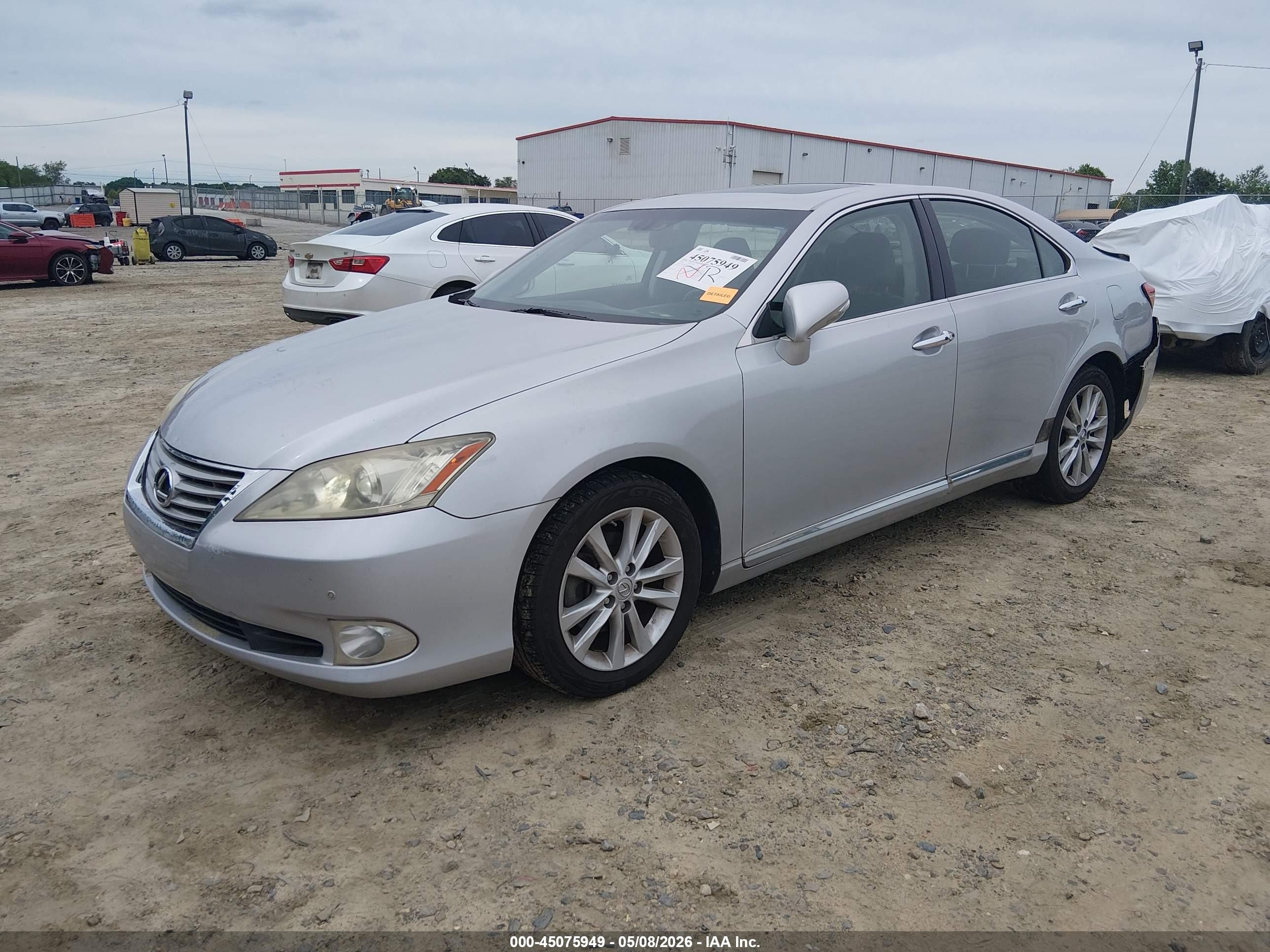 2010 Lexus Es 350   Silver vin: JTHBK1EG9A2375601