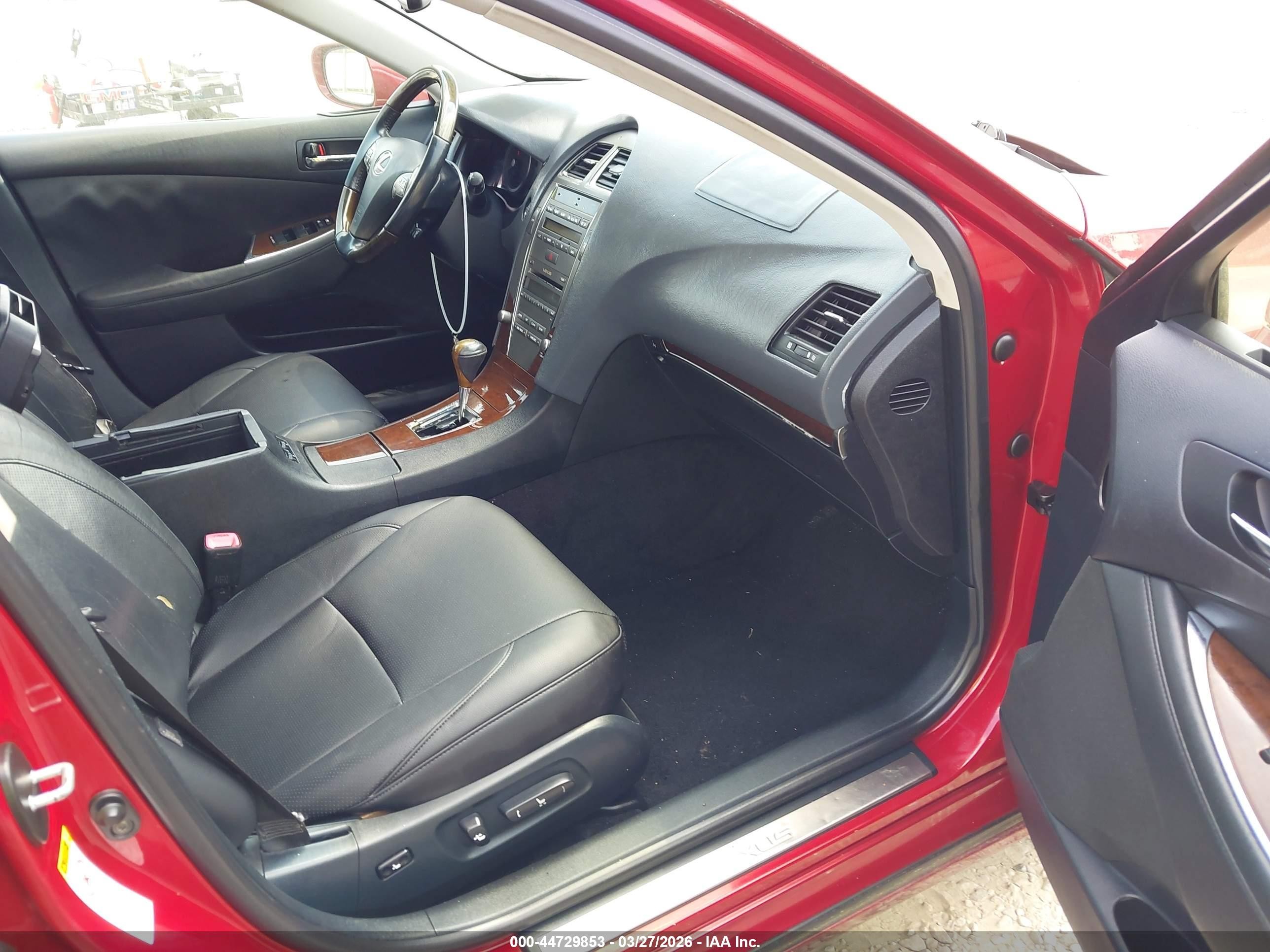 2010 Lexus Es 350 Maroon vin: JTHBK1EG9A2385674