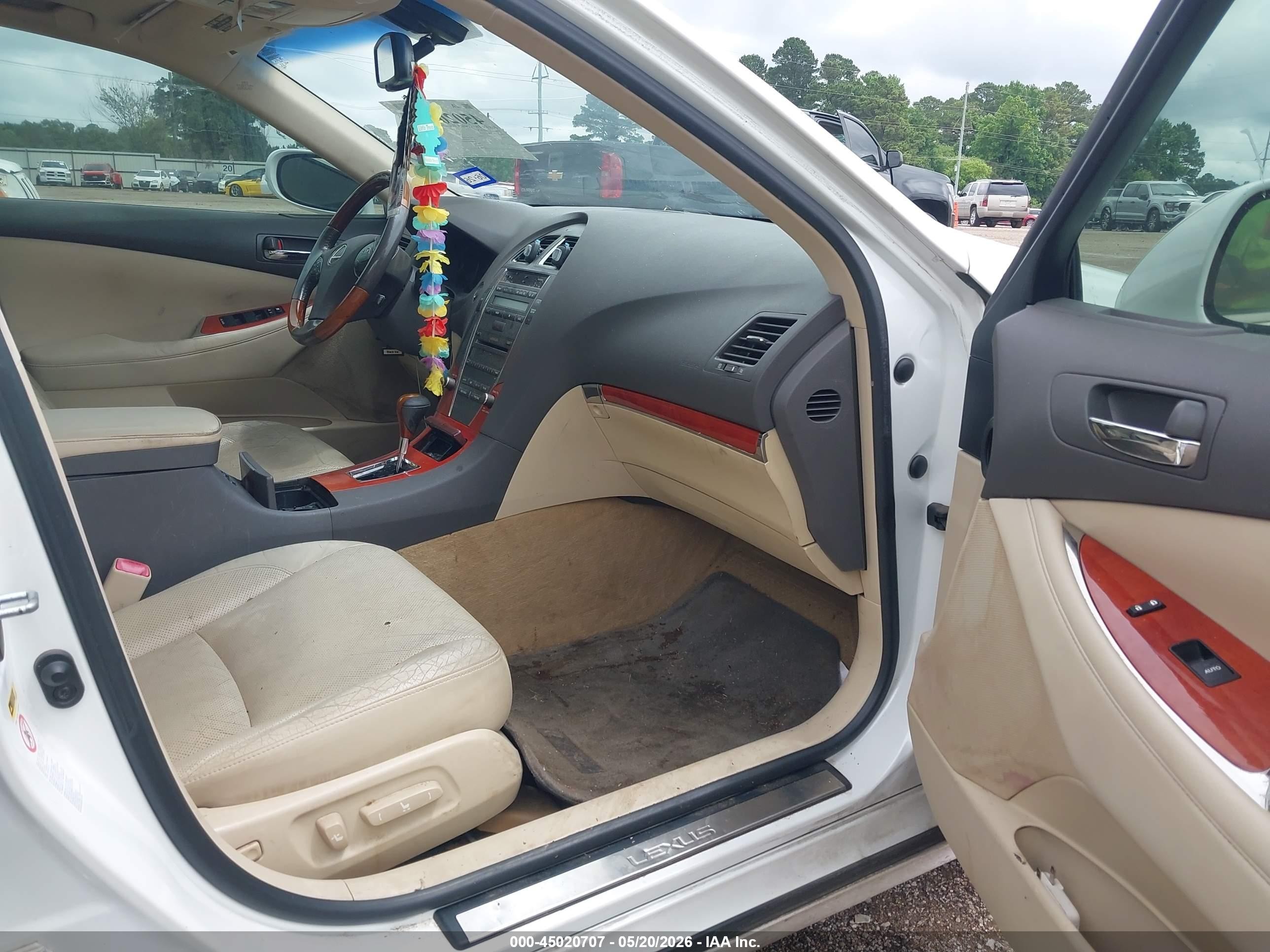 2010 Lexus Es 350 White vin: JTHBK1EG9A2391099