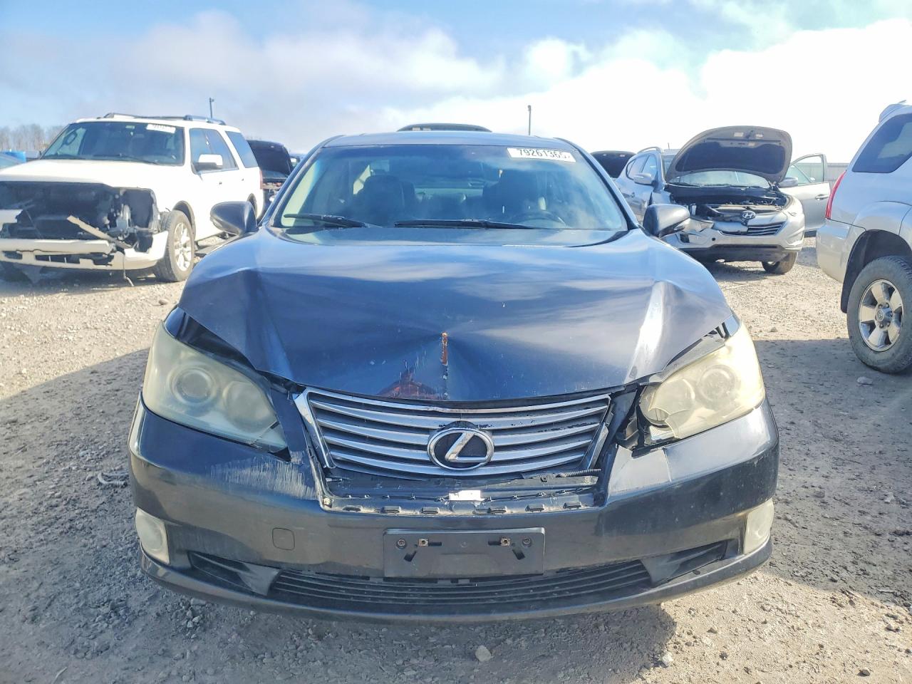 2010 Lexus Es 350 Base Charcoal vin: JTHBK1EG9A2399008
