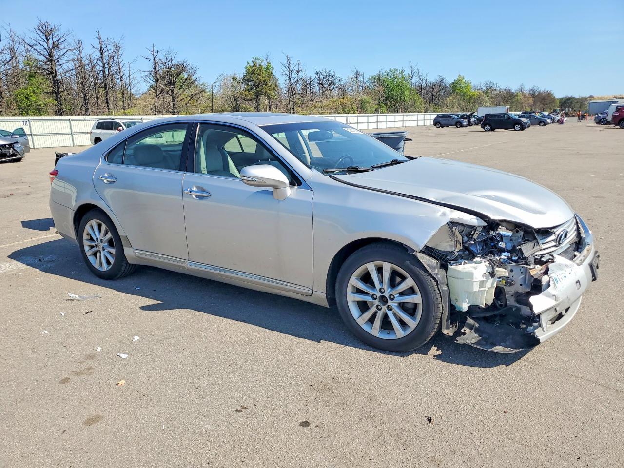 2010 Lexus Es 350 Silver vin: JTHBK1EG9A2406619