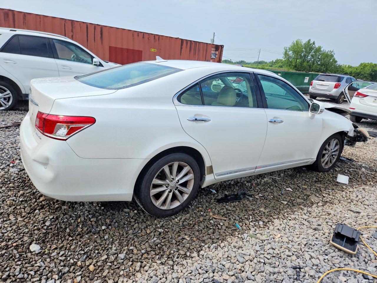 2010 Lexus Es 350 White vin: JTHBK1EG9A2409777