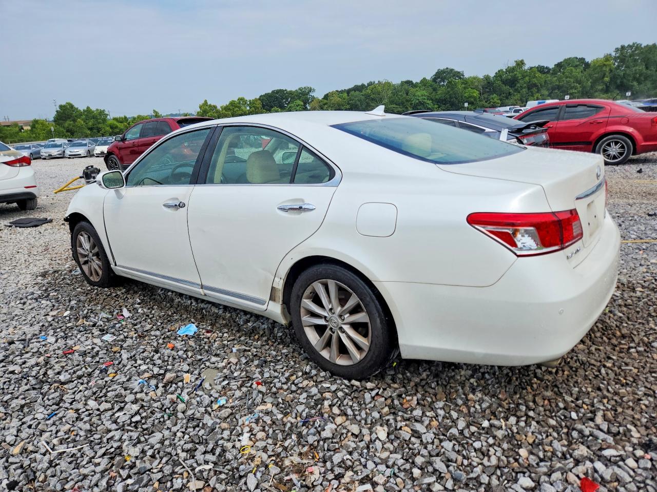 2010 Lexus Es 350 White vin: JTHBK1EG9A2409777