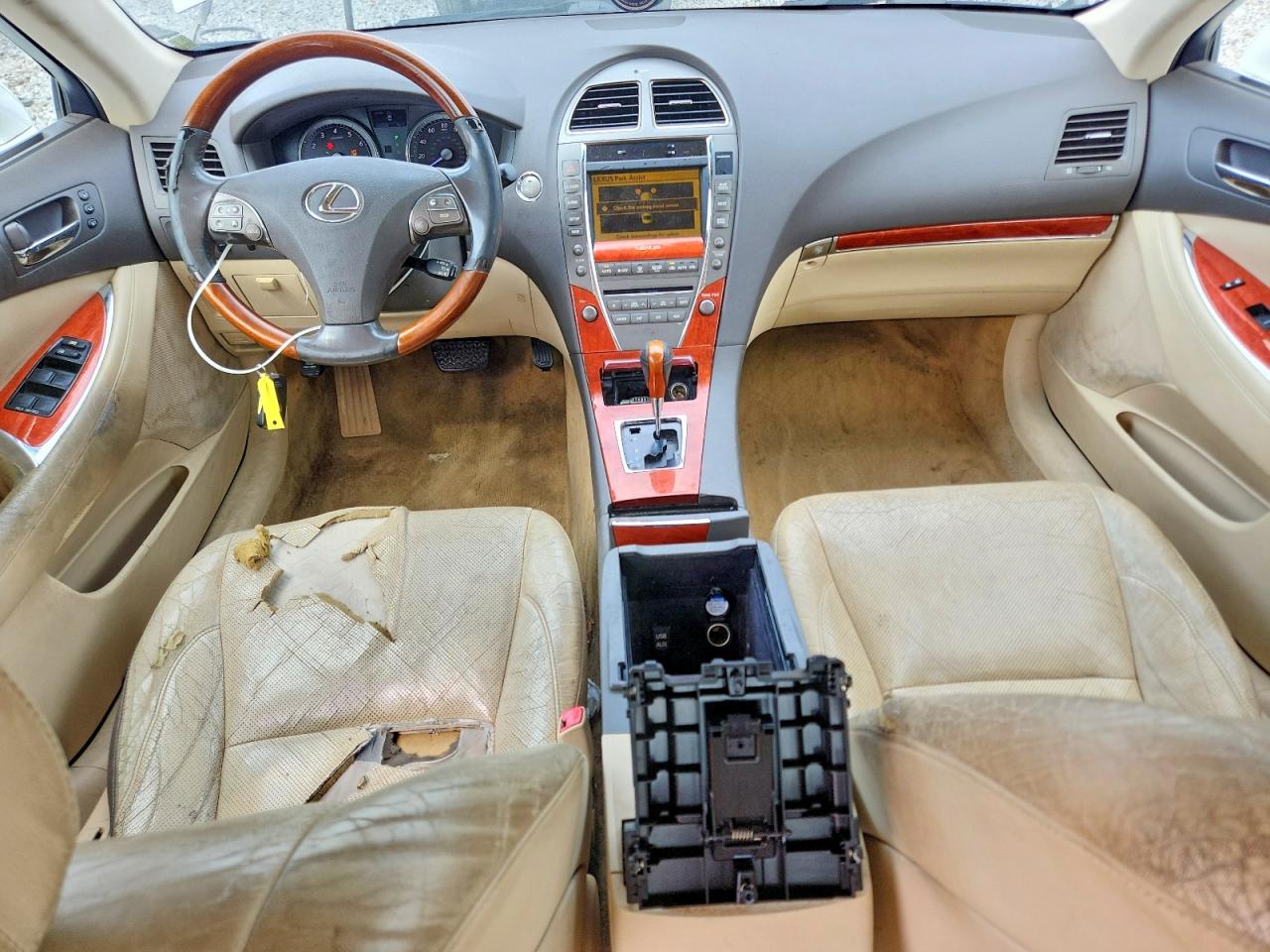 2010 Lexus Es 350 White vin: JTHBK1EG9A2409777