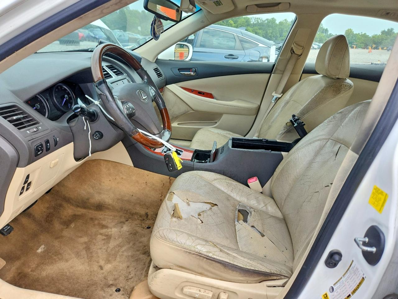 2010 Lexus Es 350 White vin: JTHBK1EG9A2409777