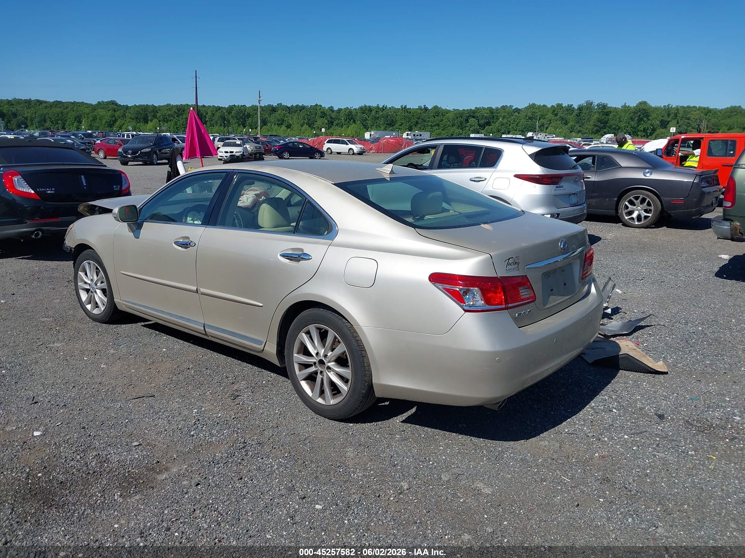 2010 Lexus Es 350   Бежевый vin: JTHBK1EG9A2410363