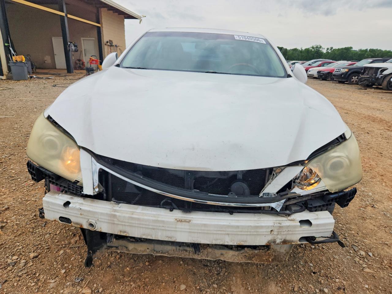 2010 Lexus Es 350 White vin: JTHBK1EG9A2412064