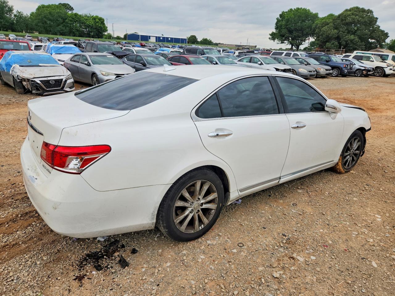 2010 Lexus Es 350 White vin: JTHBK1EG9A2412064