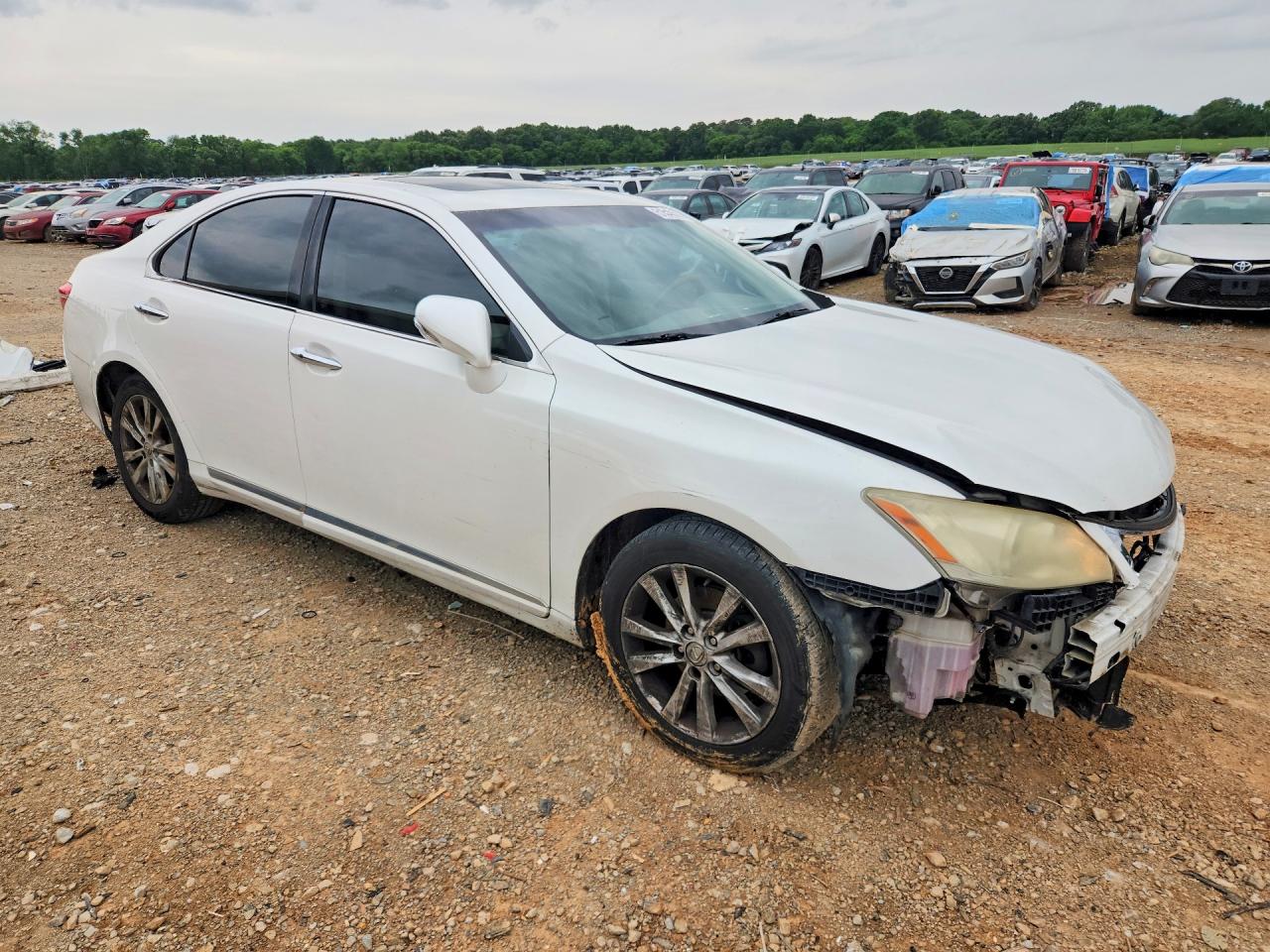 2010 Lexus Es 350 White vin: JTHBK1EG9A2412064