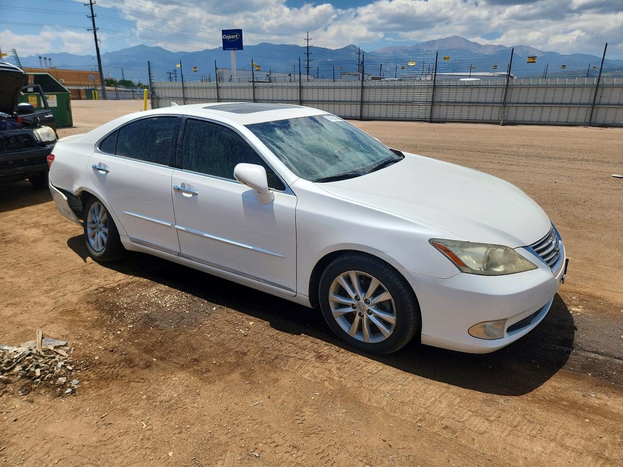 2011 Lexus Es 350 White vin: JTHBK1EG9B2419646