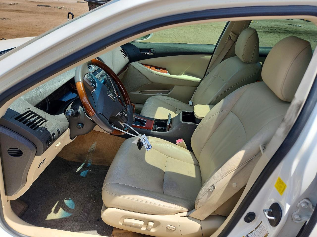 2011 Lexus Es 350 White vin: JTHBK1EG9B2419646