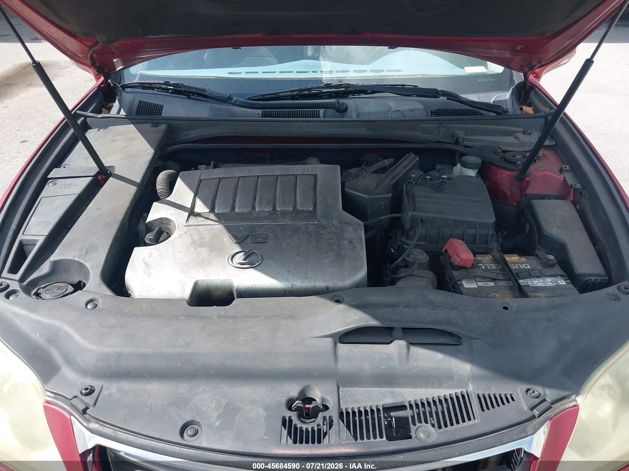 2011 Lexus Es 350   Красный vin: JTHBK1EG9B2422272